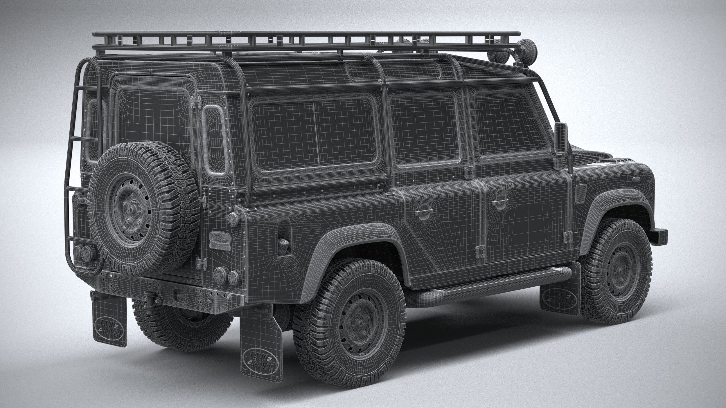 Land Rover Defender Works V8 Trophy 2021 3D model_27