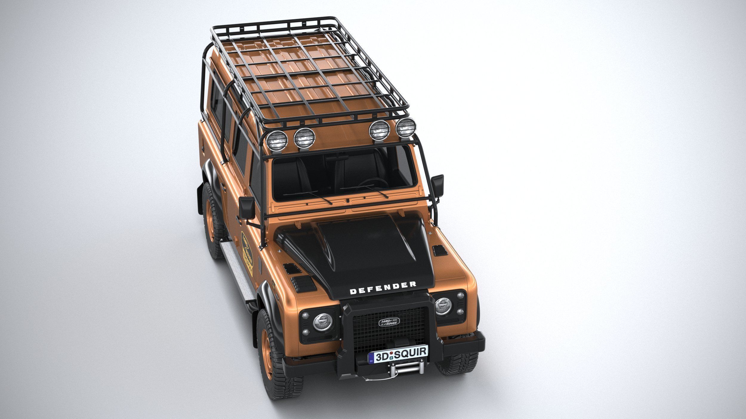 Land Rover Defender Works V8 Trophy 2021 3D model_12
