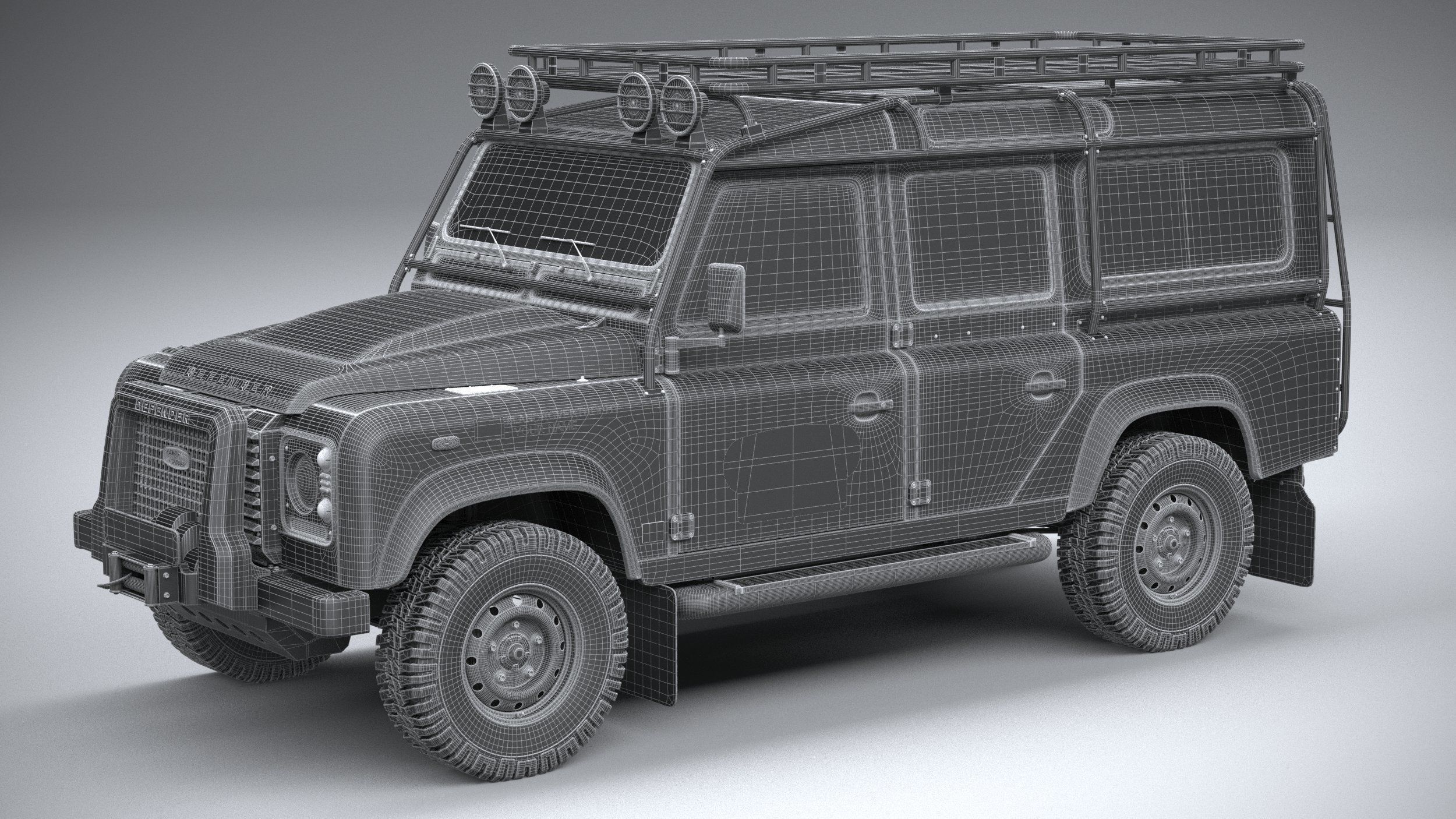 Land Rover Defender Works V8 Trophy 2021 3D model_26