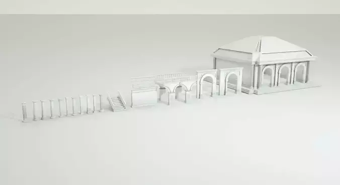 Column Pack 3D model