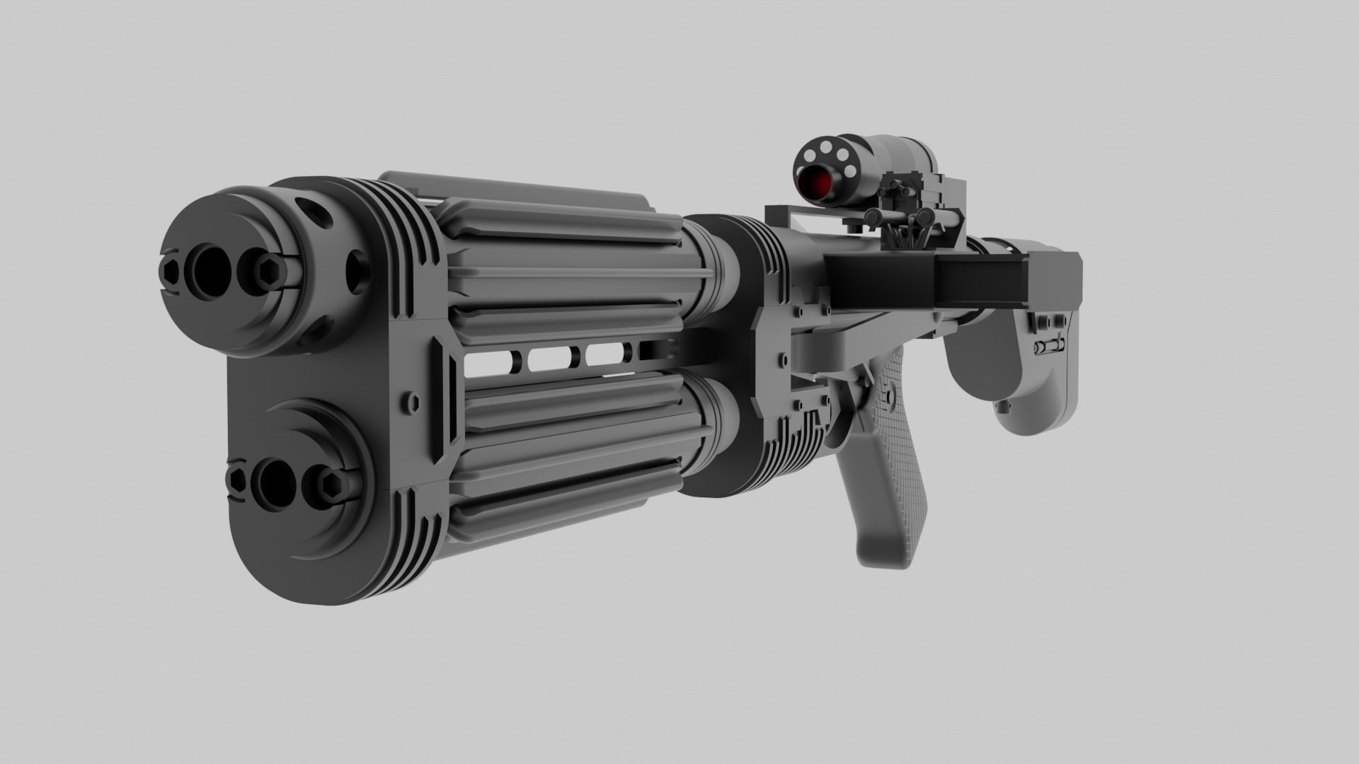 E-22 Blaster Rifle 3D model_5