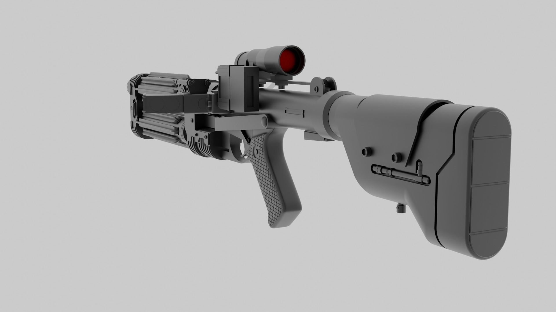 E-22 Blaster Rifle 3D model_7