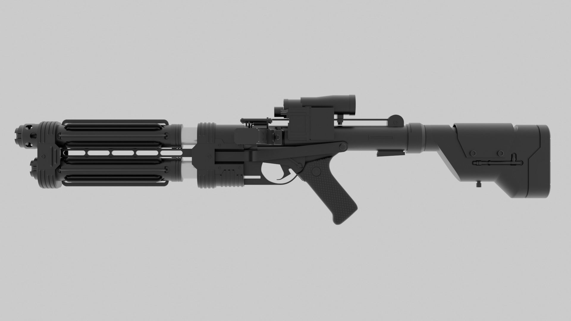 E-22 Blaster Rifle 3D model_1