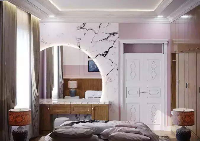 Neoclassical Bedroom