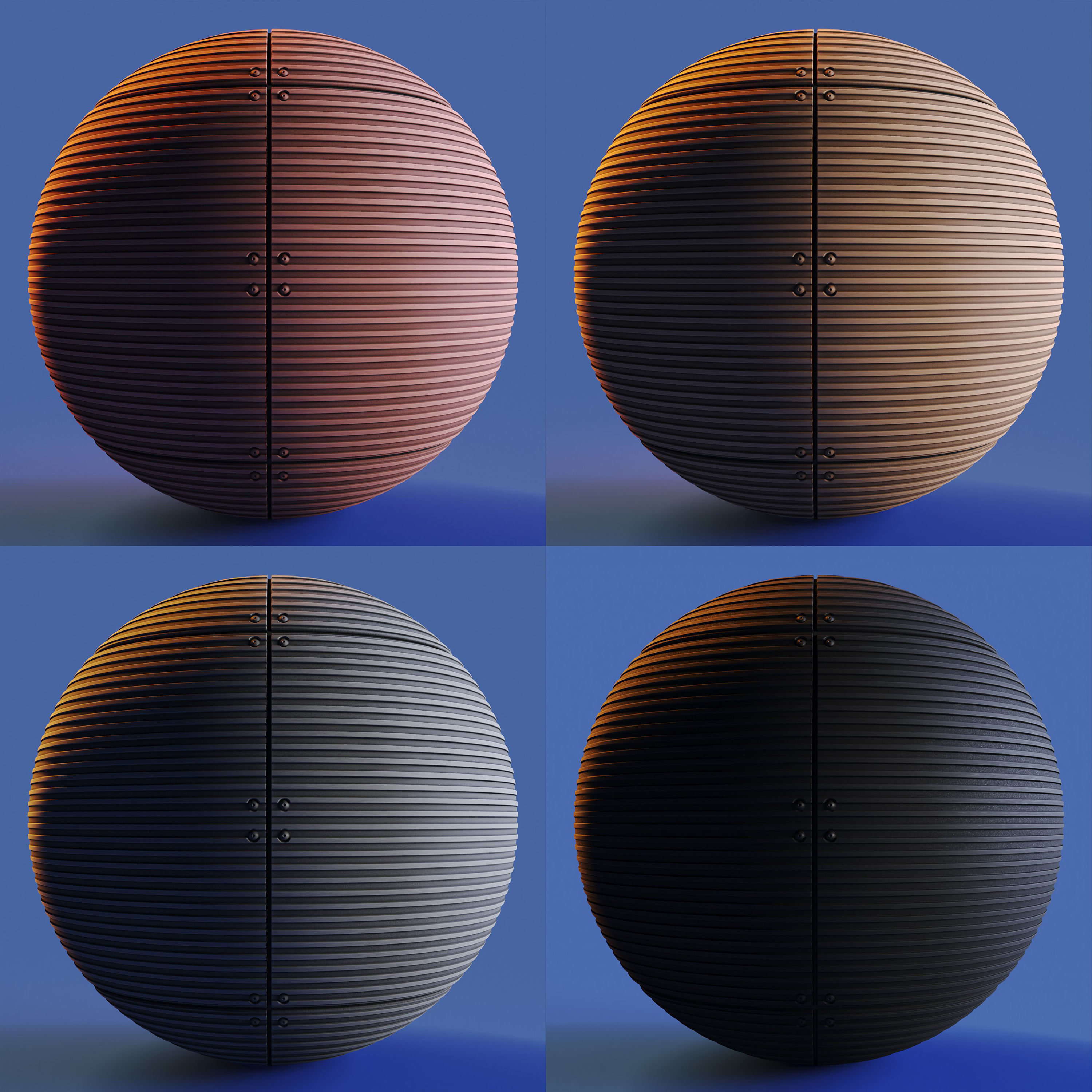 Facade Panel EQUITONE - PBR - 4K - PNG - SBSAR Low-poly 3D model_3