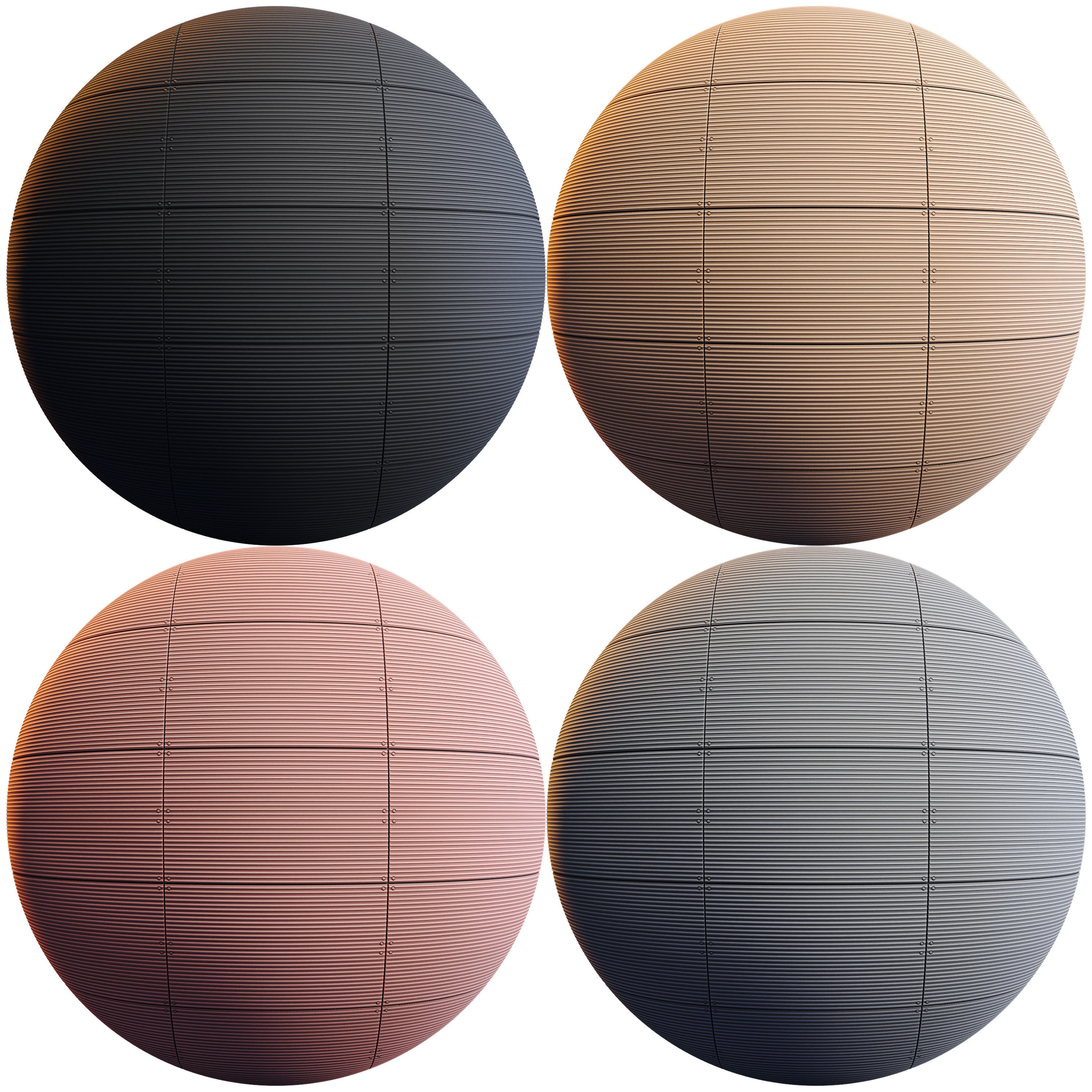 Facade Panel EQUITONE - PBR - 4K - PNG - SBSAR Low-poly 3D model_2