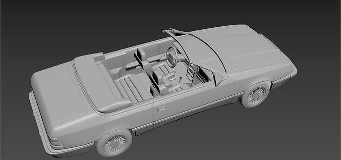 Chrysler Lebaron Gtc Convertible 3D print model 7