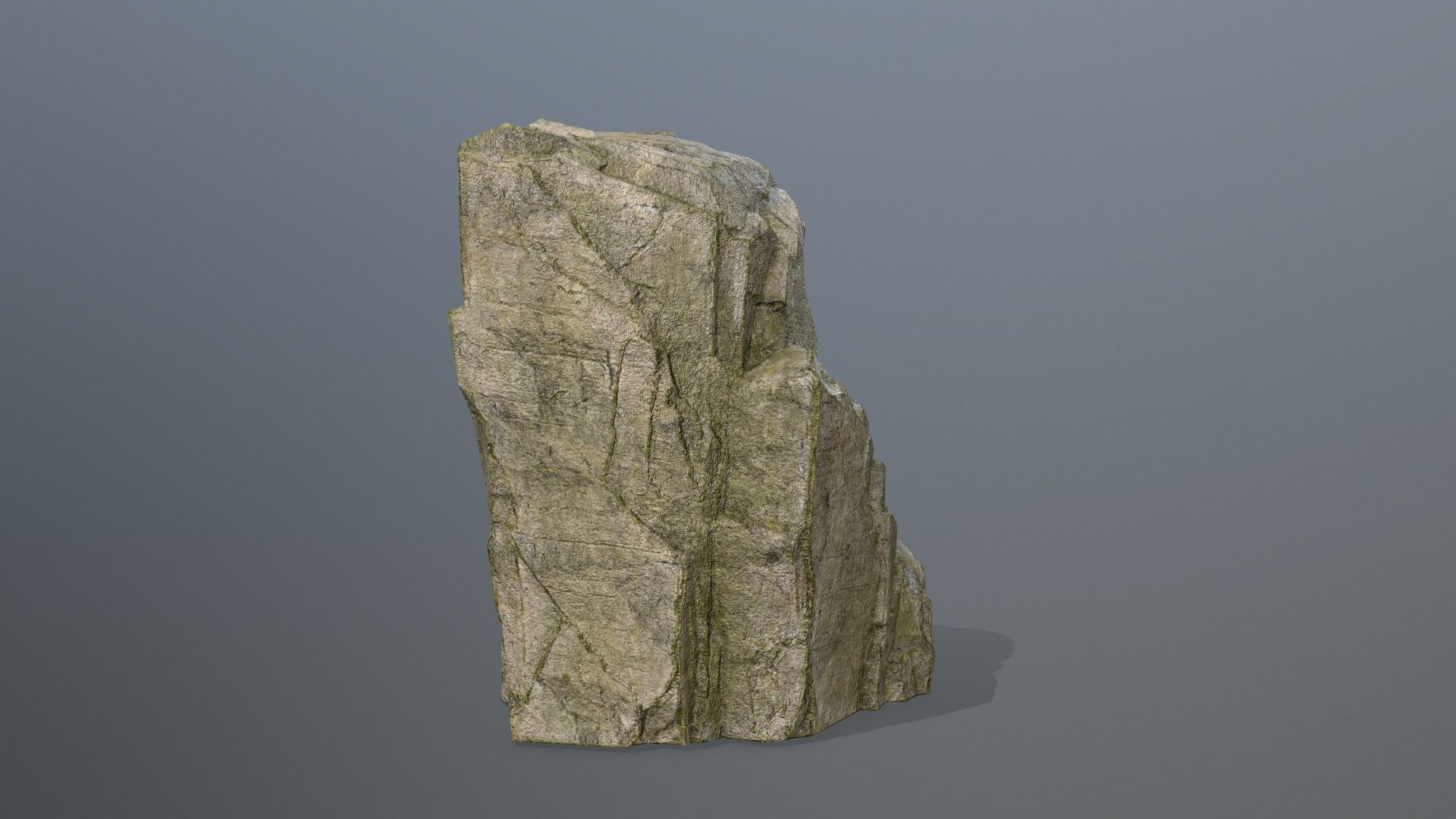 Rock Set Low-poly 3D model_11