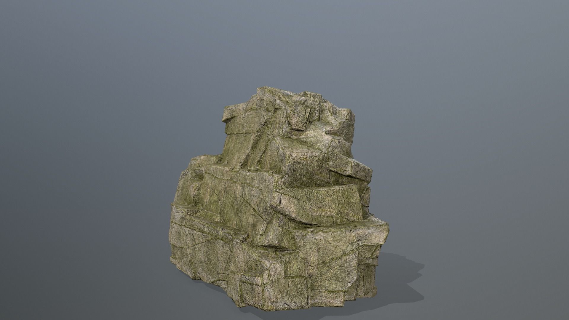Rock Set Low-poly 3D model_18