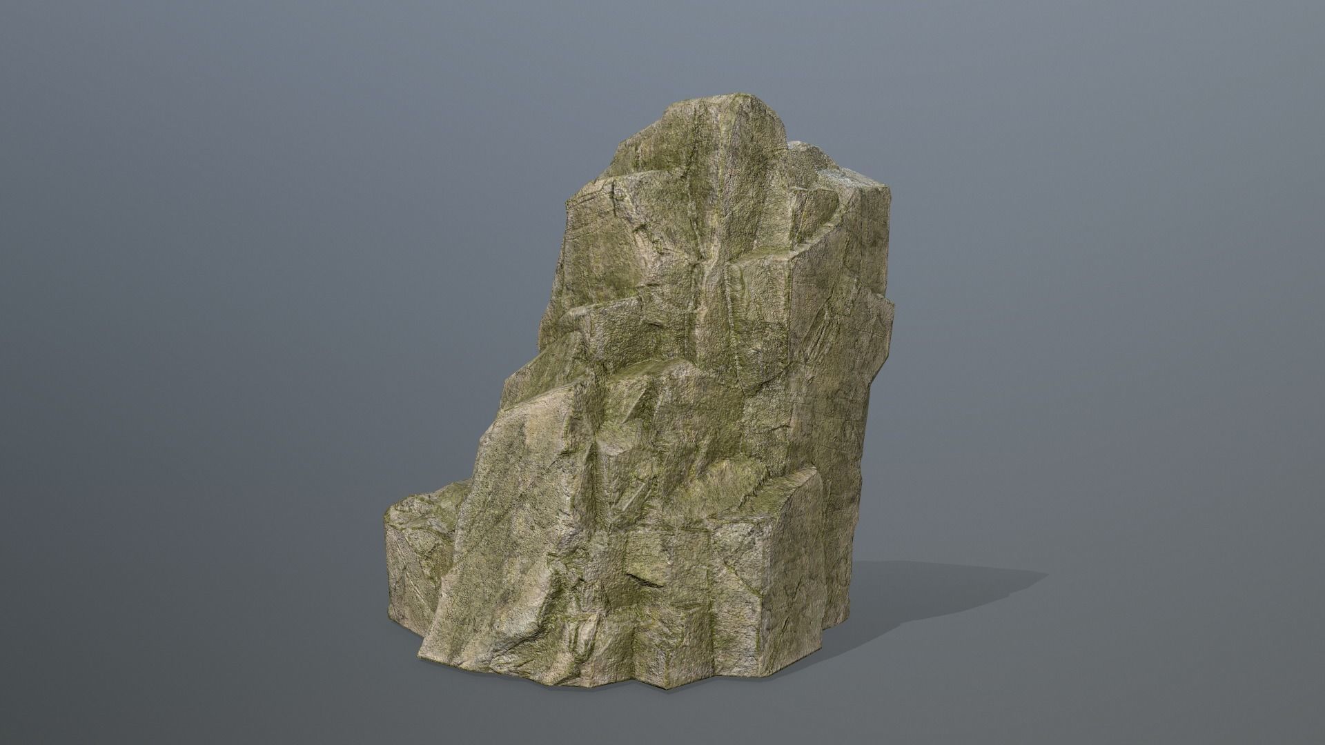 Rock Set Low-poly 3D model_9