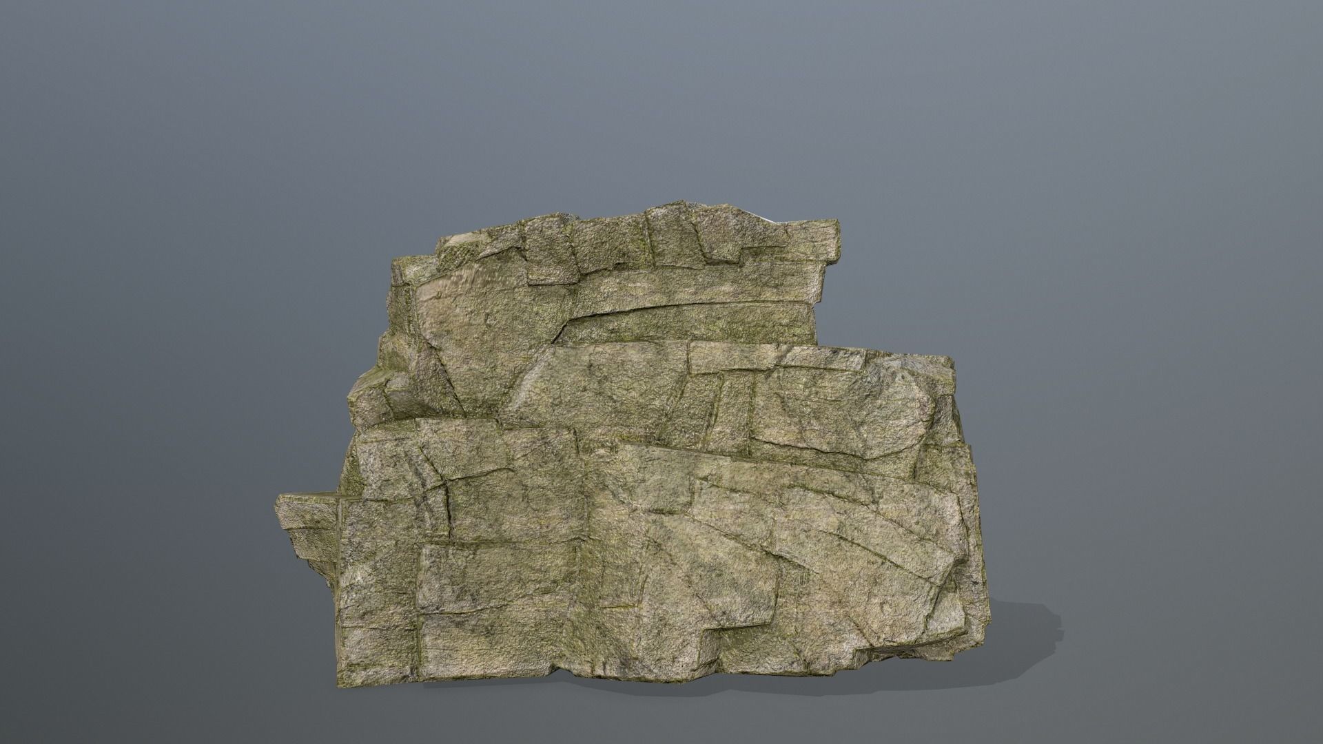 Rock Set Low-poly 3D model_17