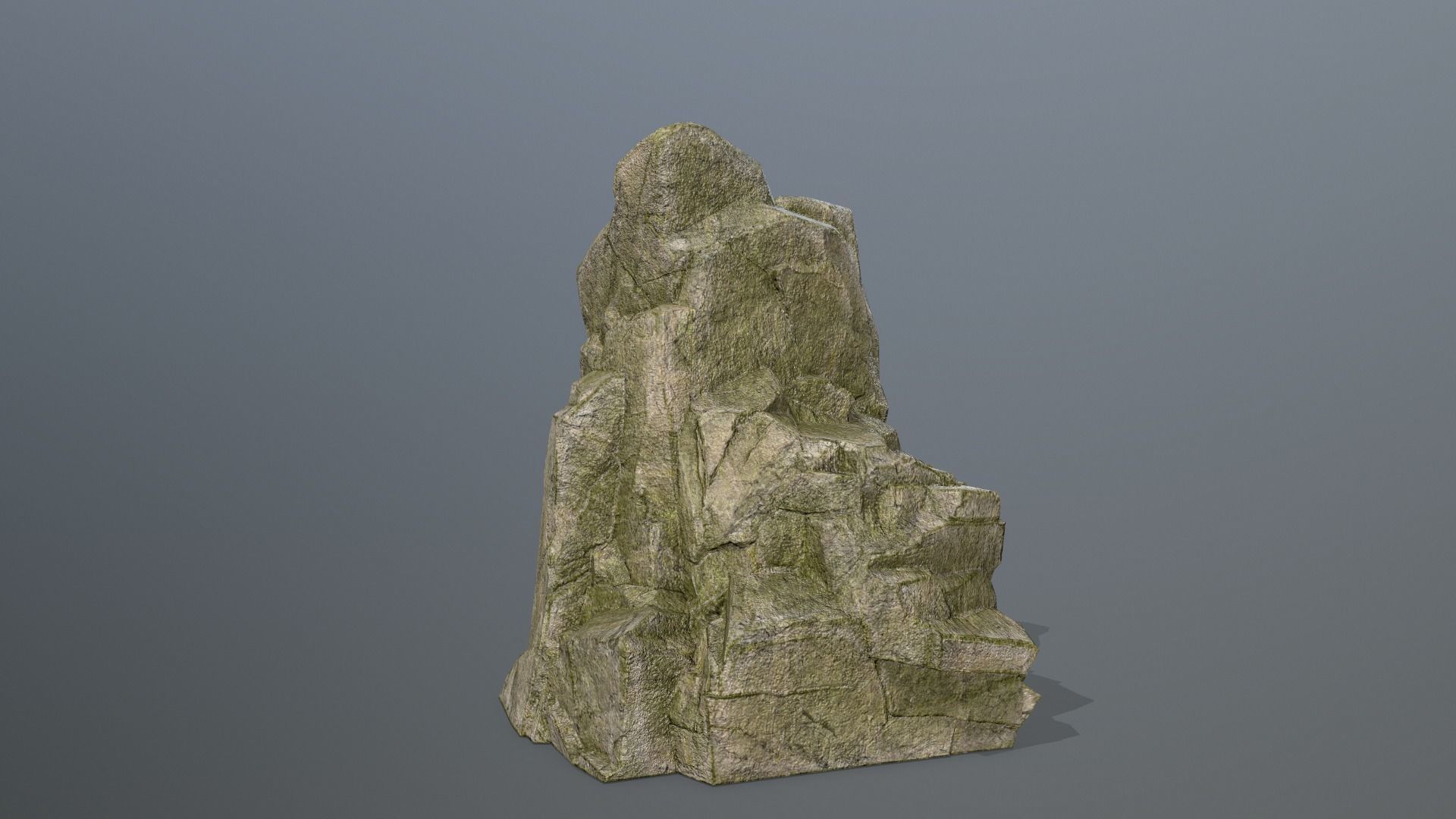Rock Set Low-poly 3D model_14