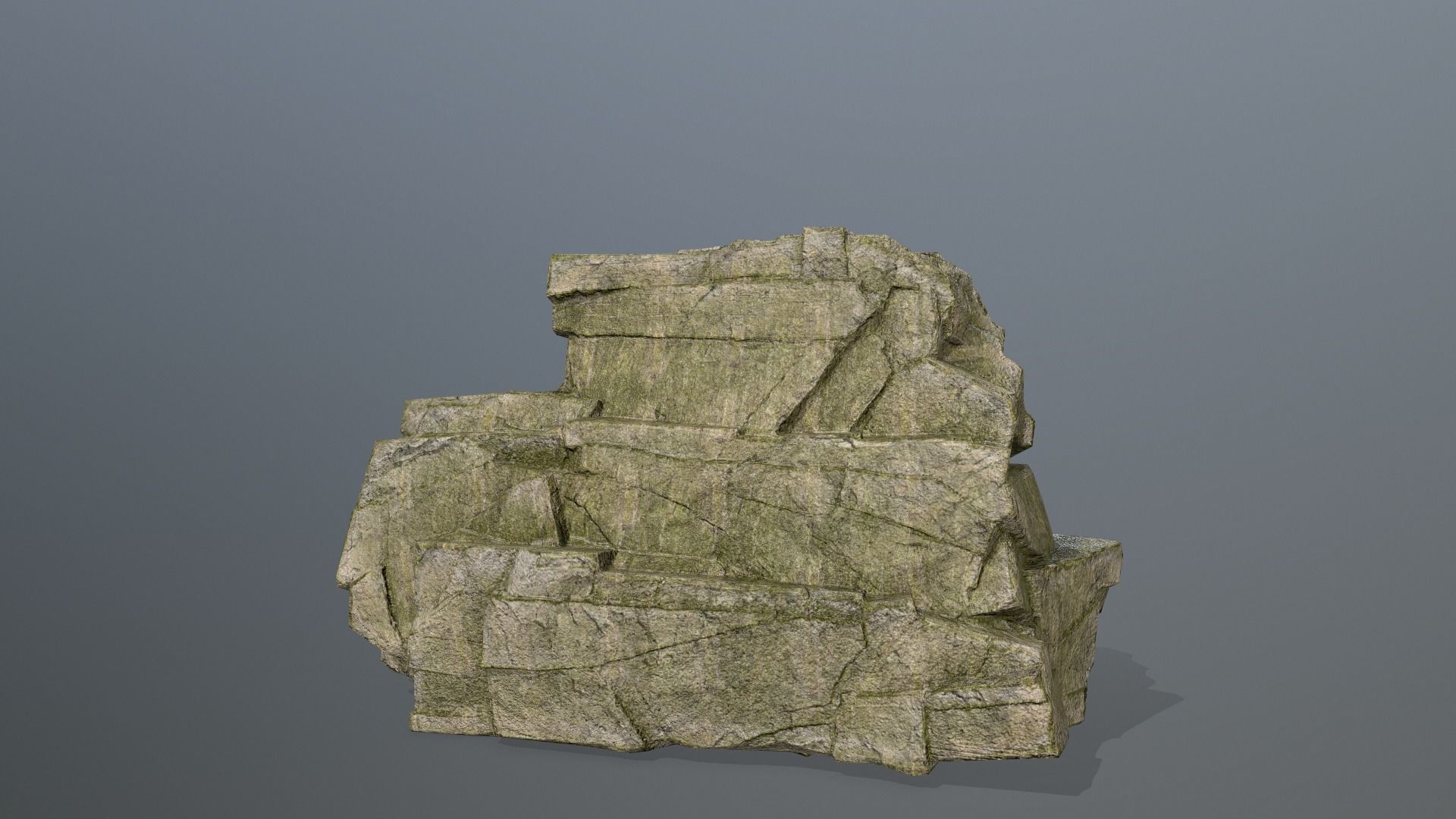 Rock Set Low-poly 3D model_15