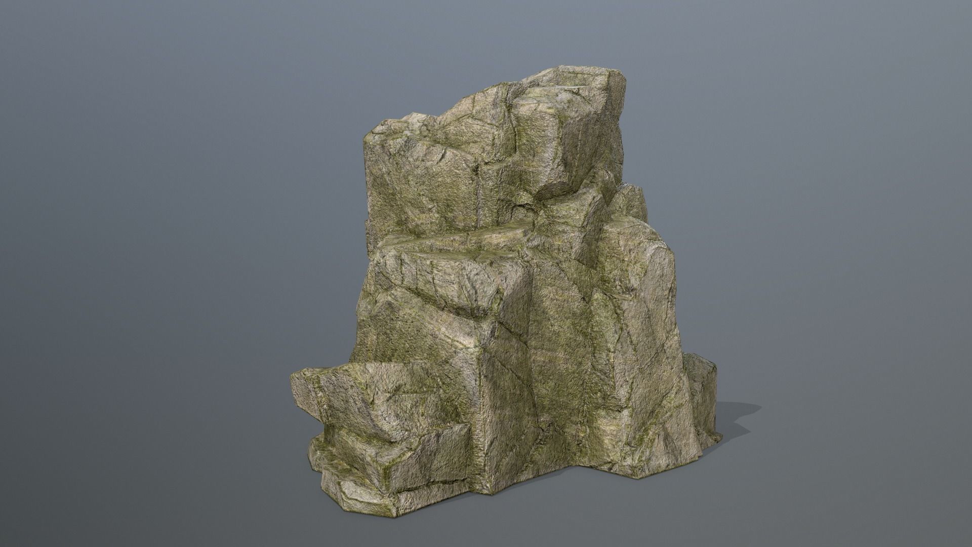 Rock Set Low-poly 3D model_13