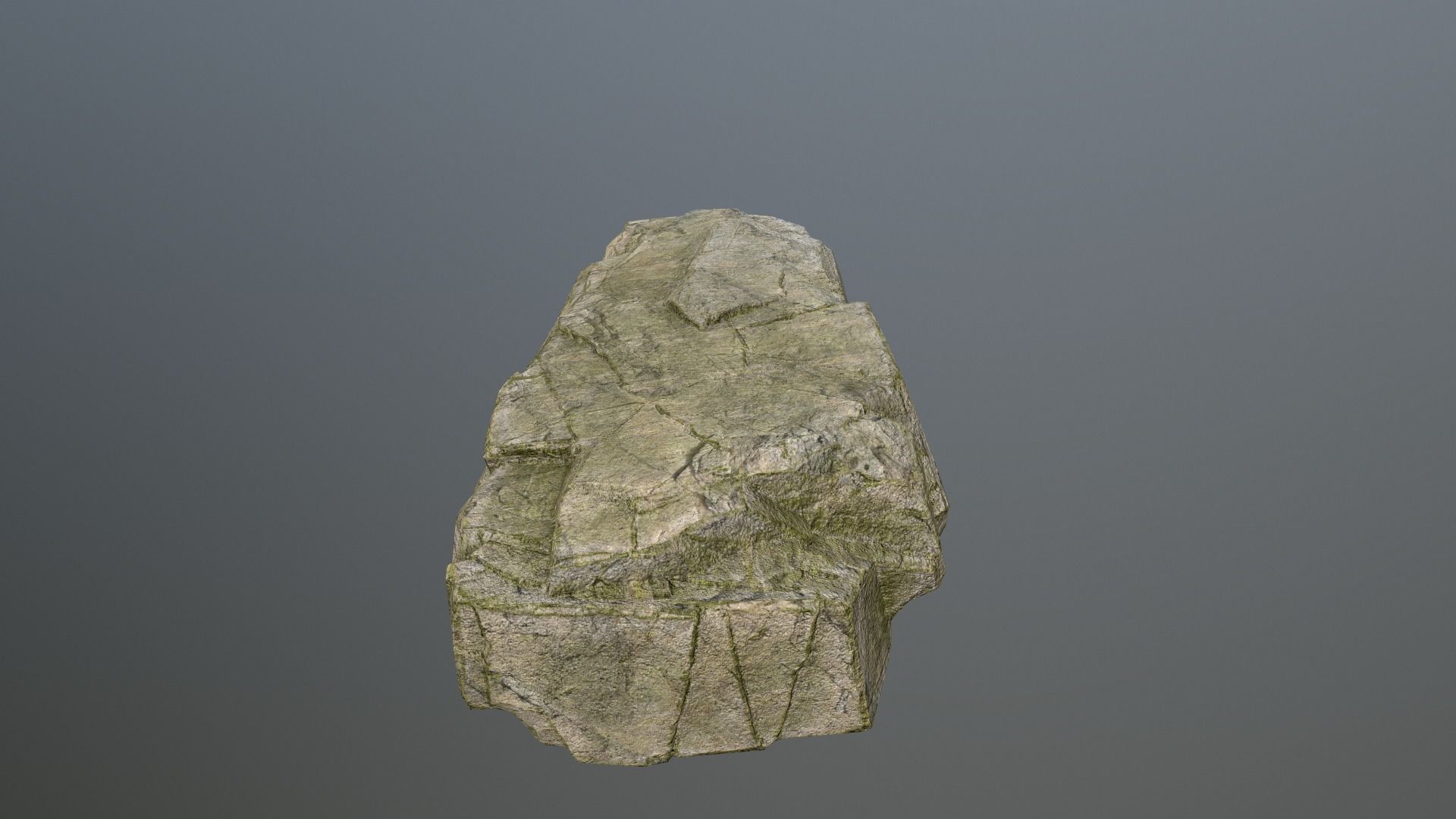 Rock Set Low-poly 3D model_22