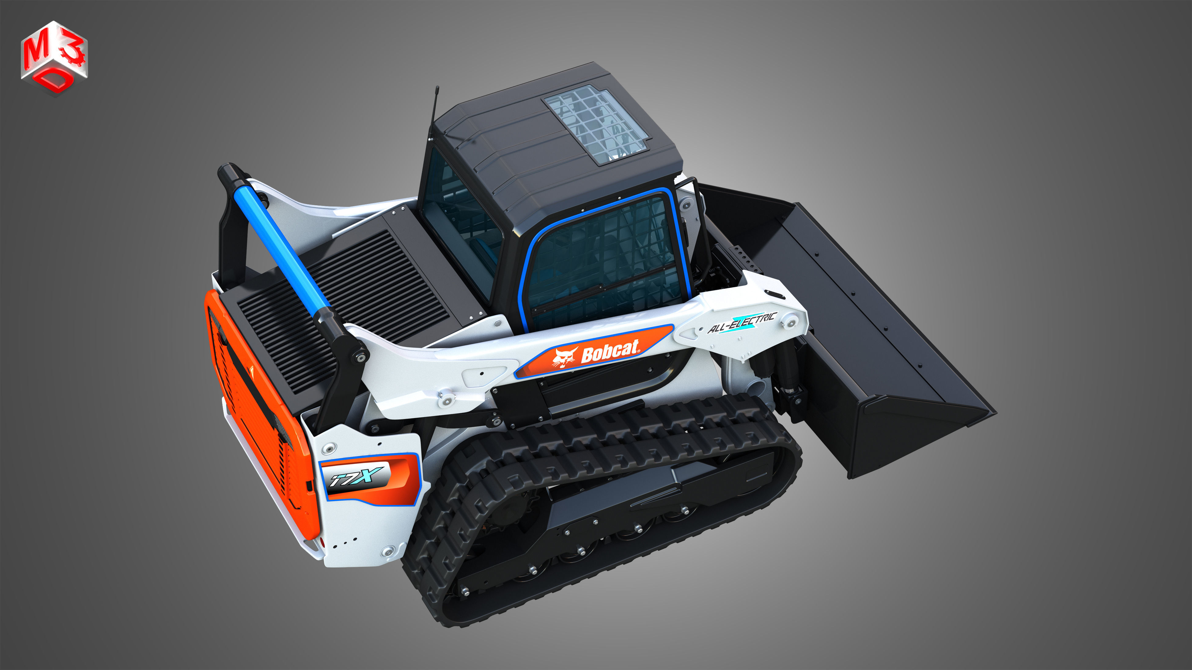 T7X All Electric Compact Track Loader - Bucket 3D model_20