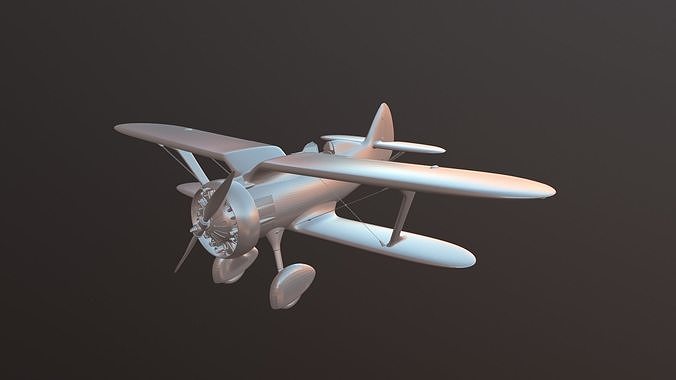 High detailed model i15 biplane 3D print model