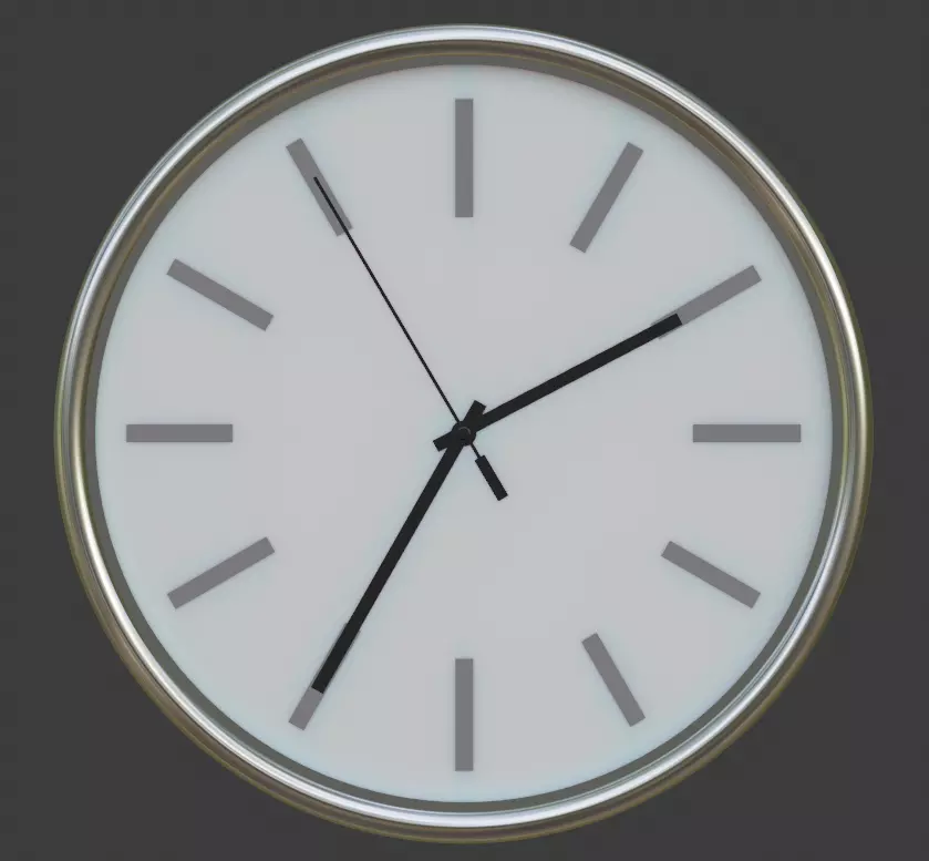 Wall Clock 3D model 3D model