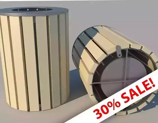 Outdoor Dustbin - Trash can - Rubbish bin