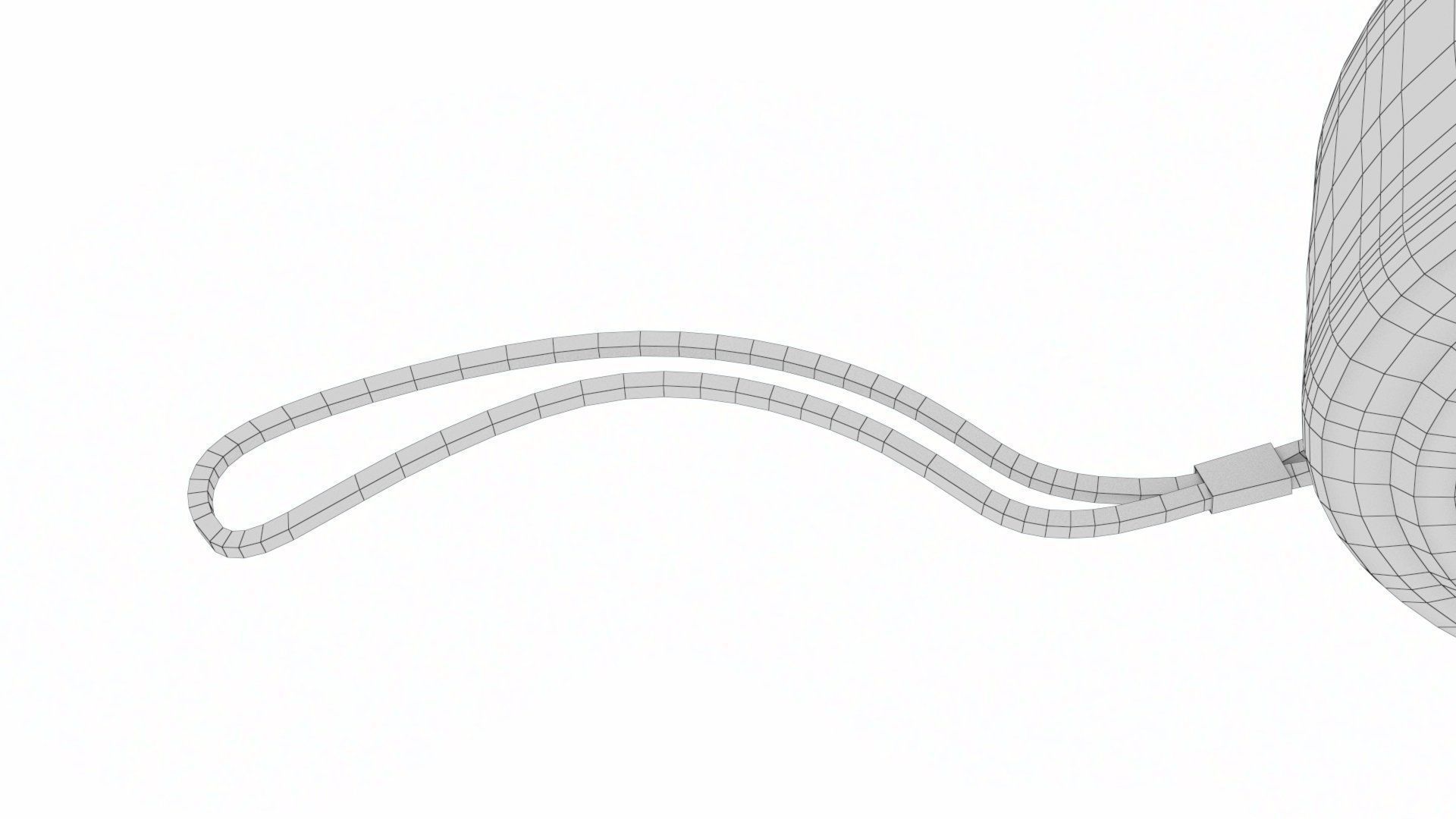 Worker tool set - Hammer Nails Tape Measure Low-poly 3D model_26