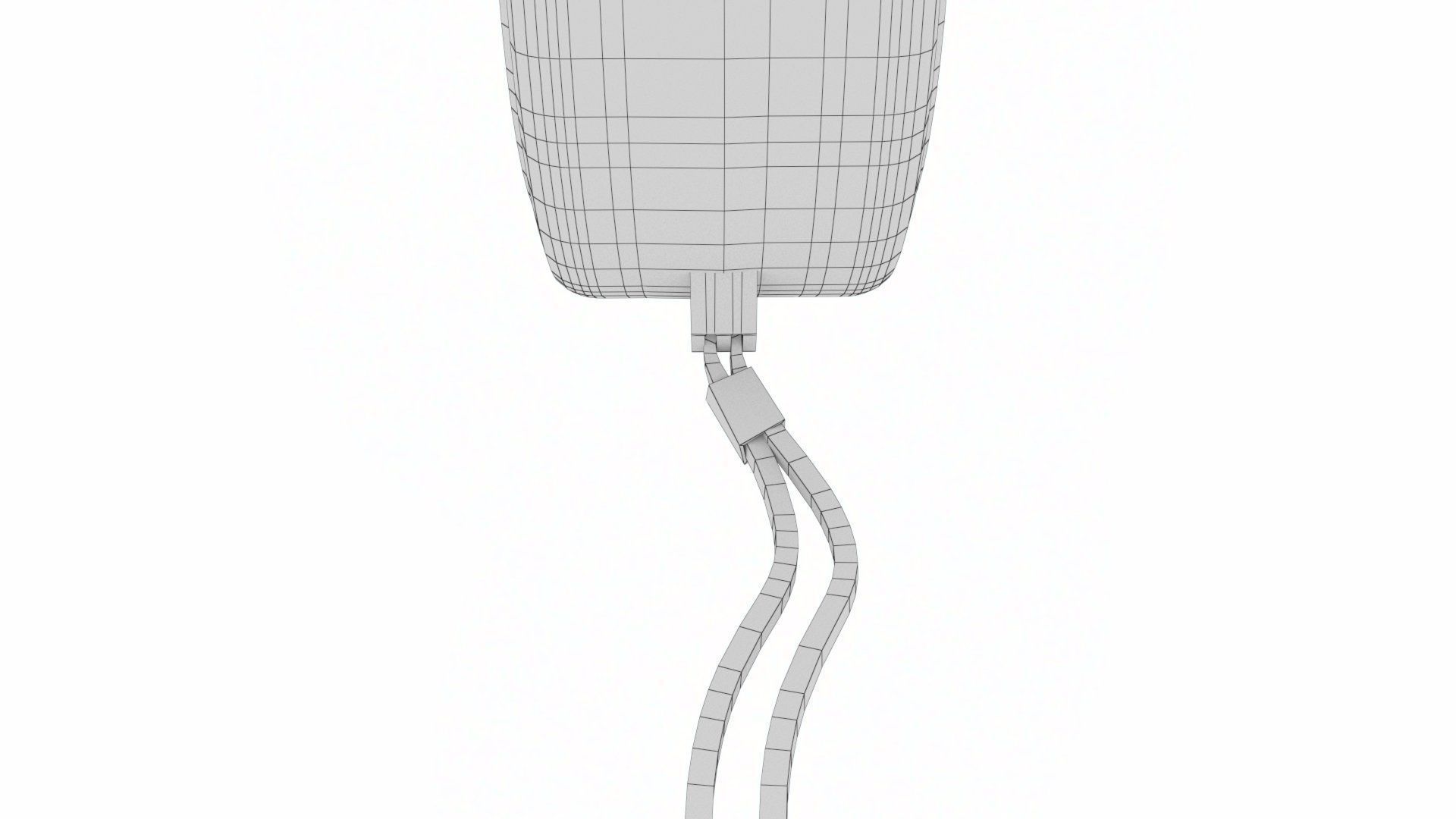 Worker tool set - Hammer Nails Tape Measure Low-poly 3D model_25