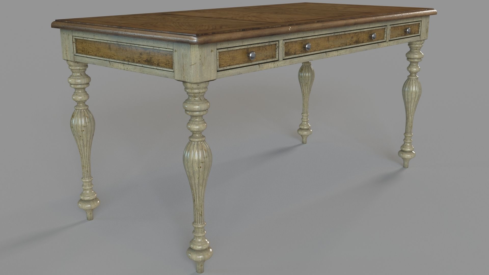 Sanctuary Writing Desk 3D model_2