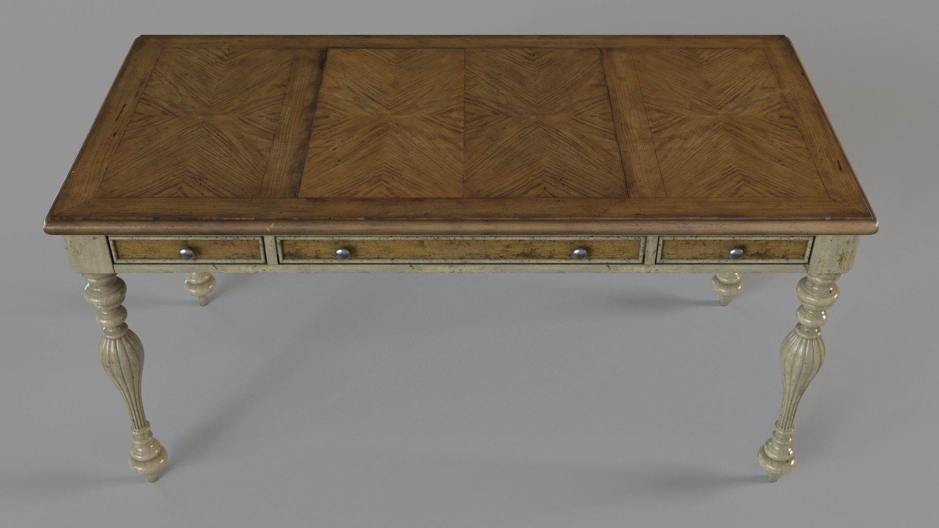 Sanctuary Writing Desk 3D model_1