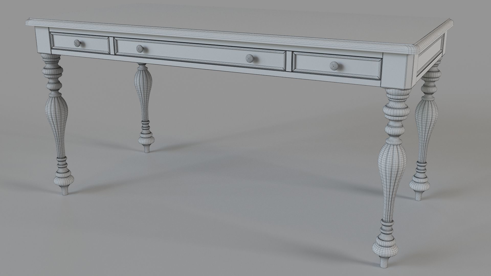 Sanctuary Writing Desk 3D model_3