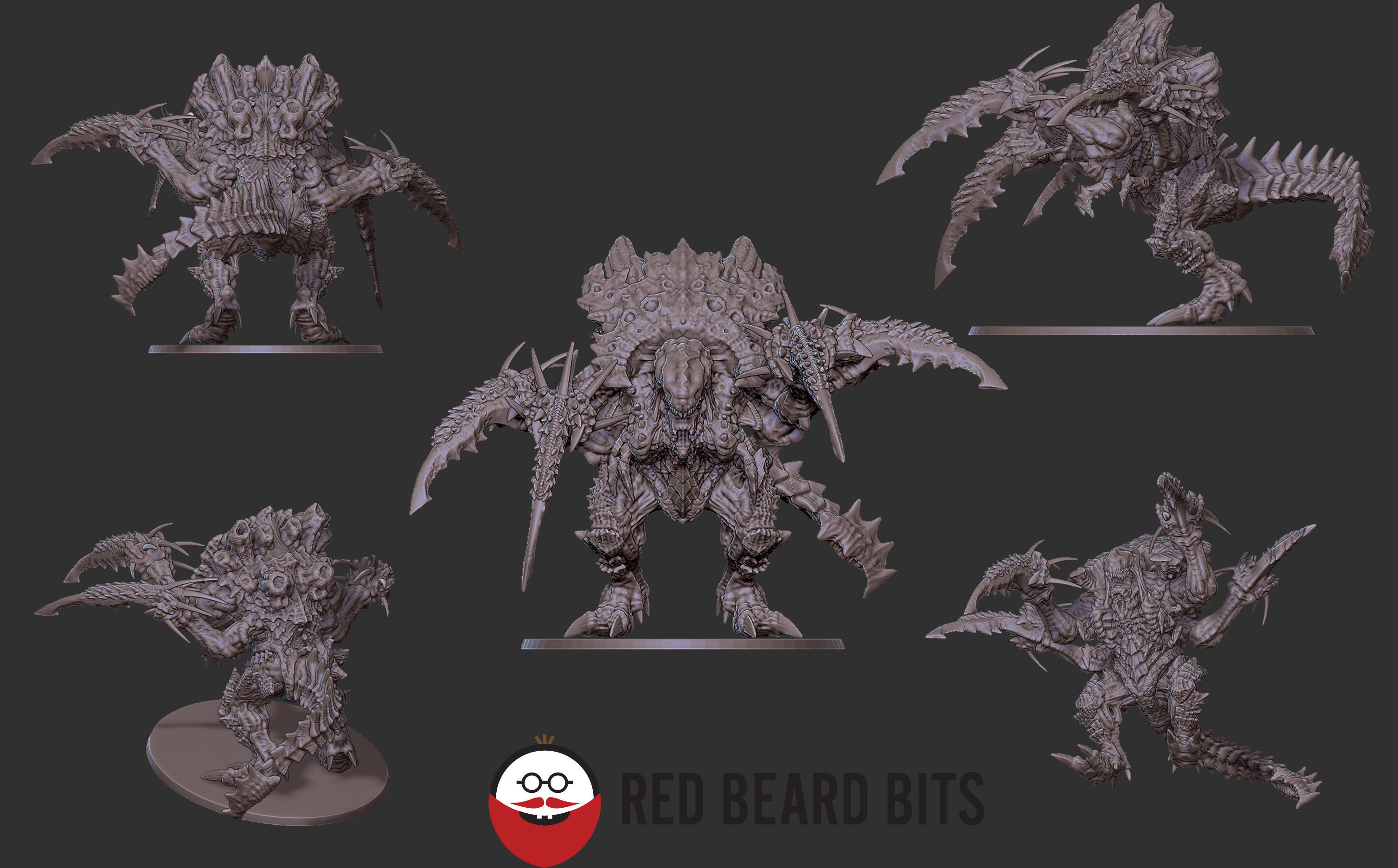 Xenoteras Destroyers 3D print model_6