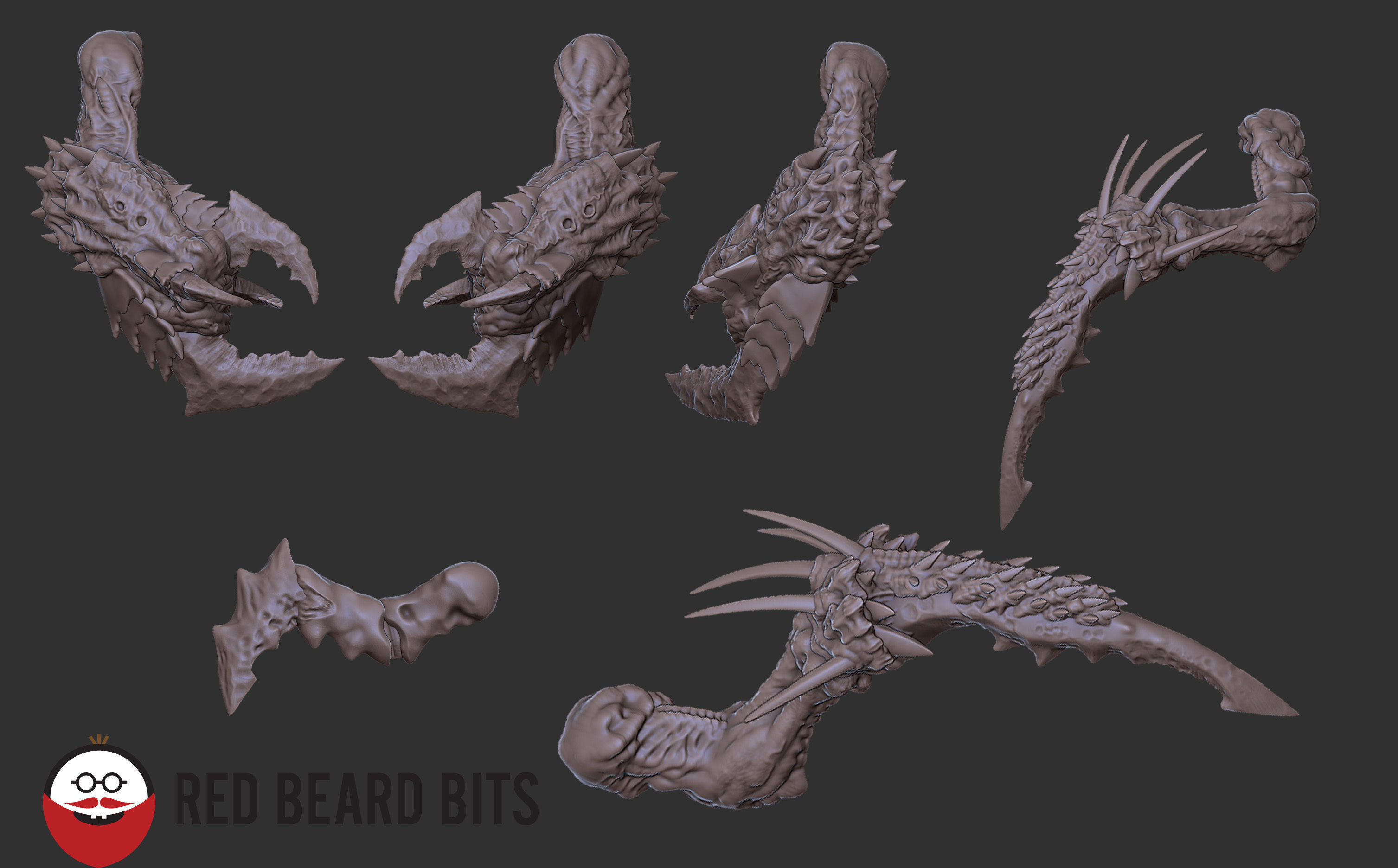 Xenoteras Destroyers 3D print model_12