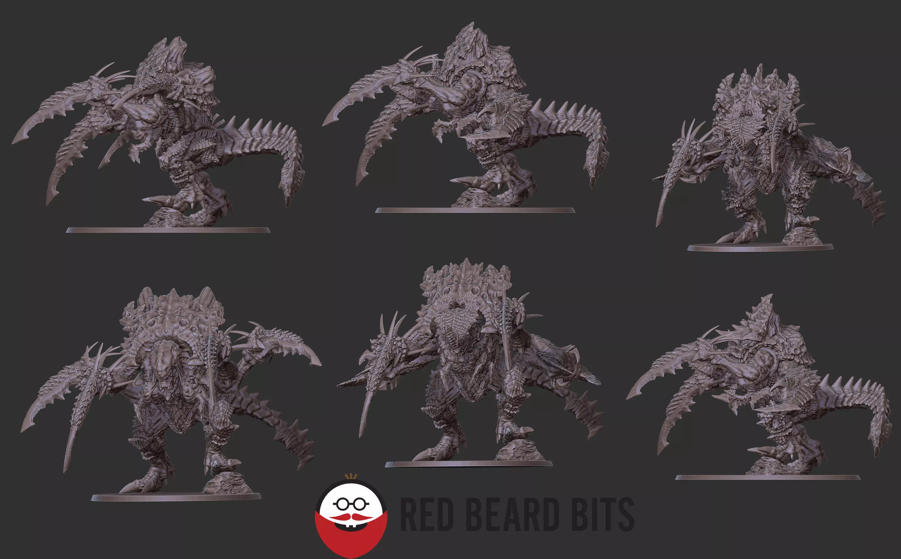 Xenoteras Destroyers 3D print model_0