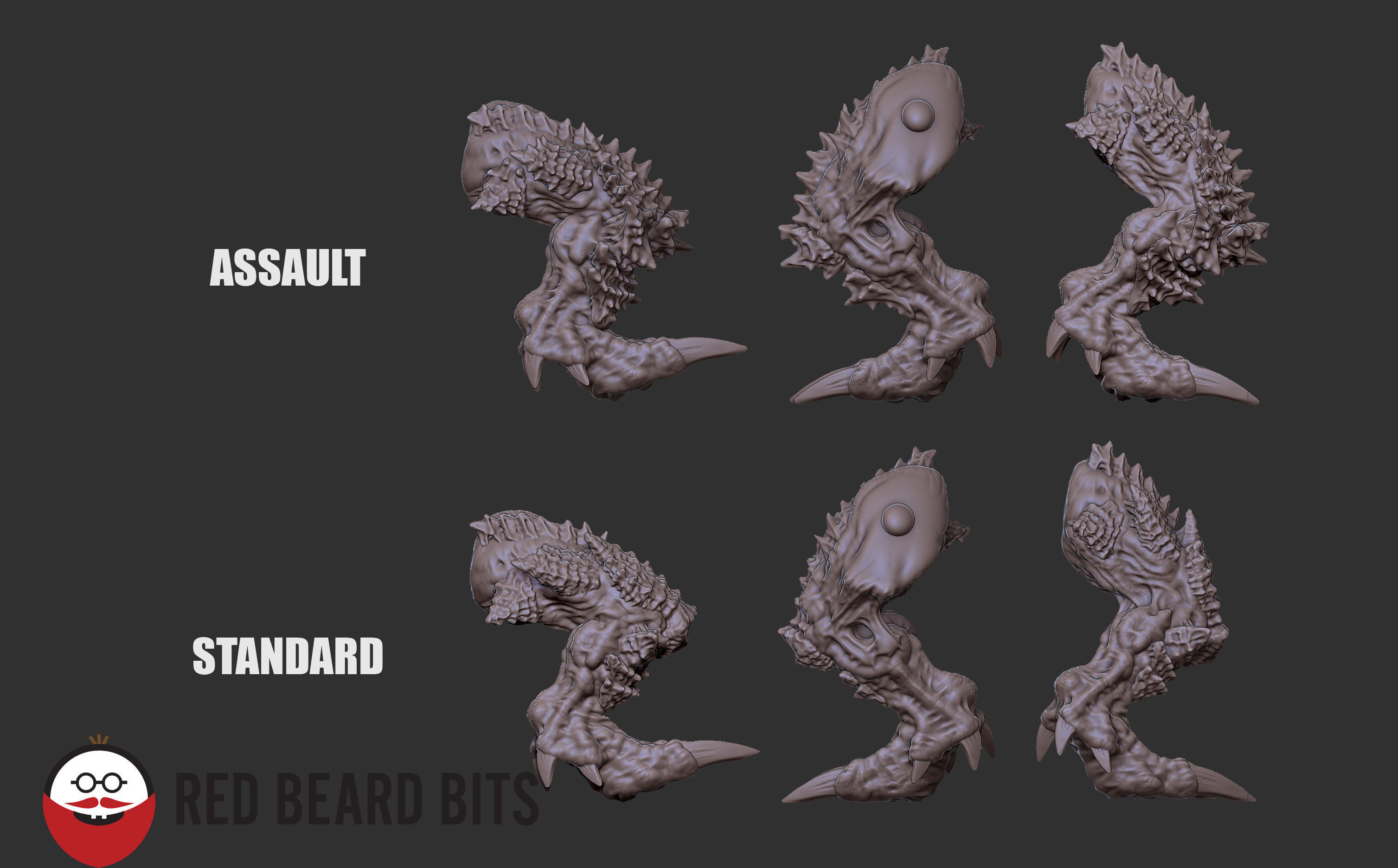 Xenoteras Destroyers 3D print model_11