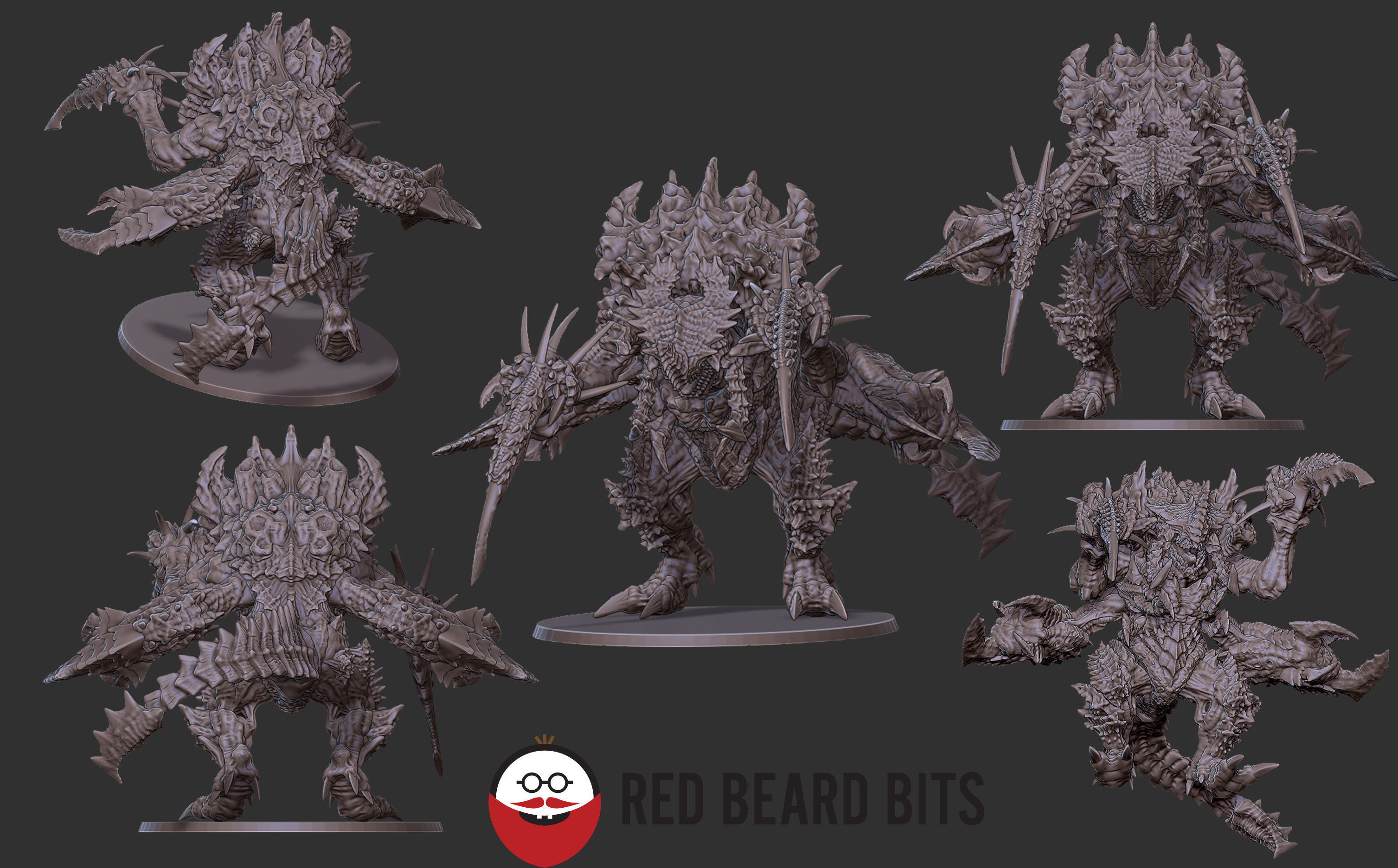 Xenoteras Destroyers 3D print model_4