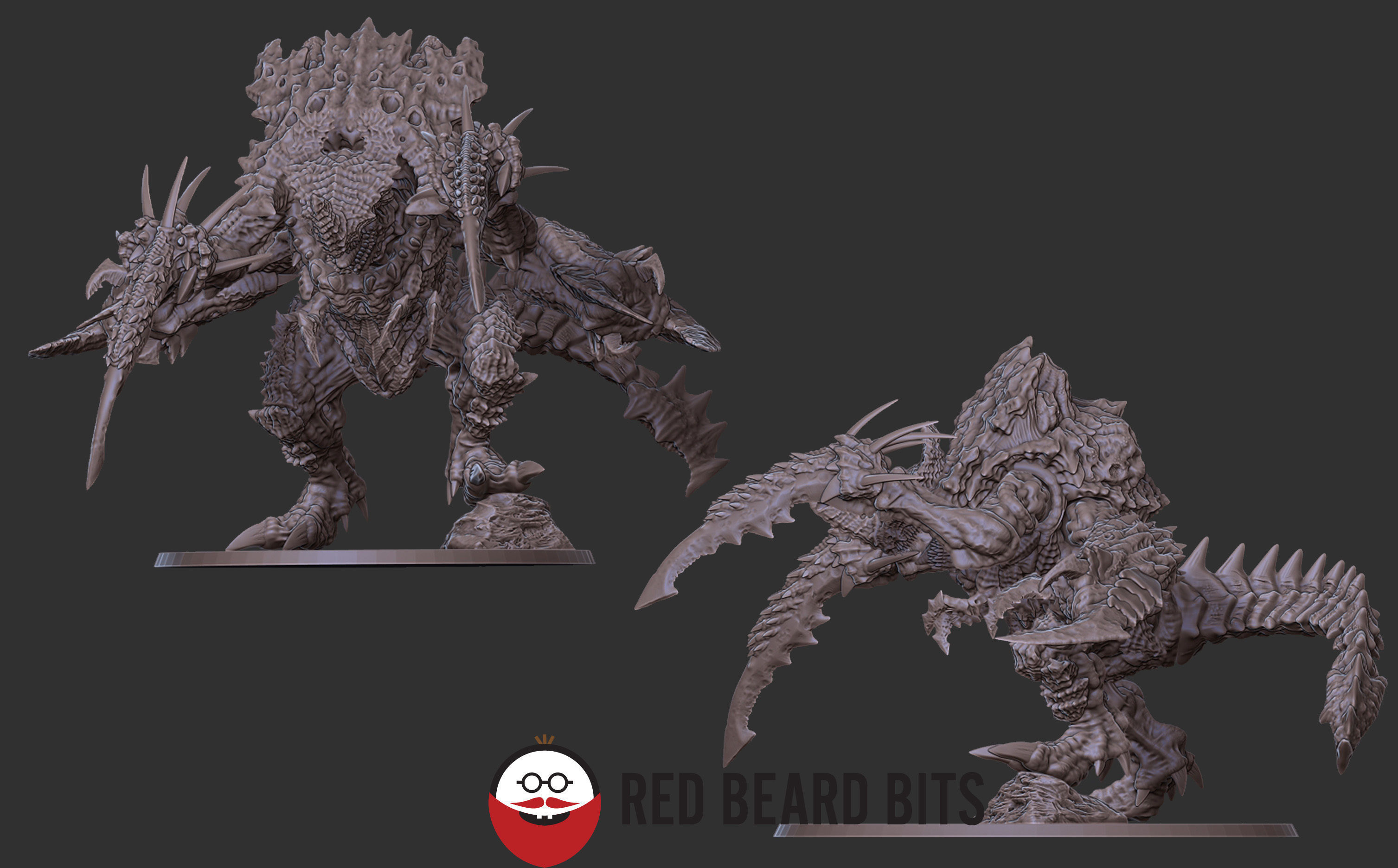 Xenoteras Destroyers 3D print model_3