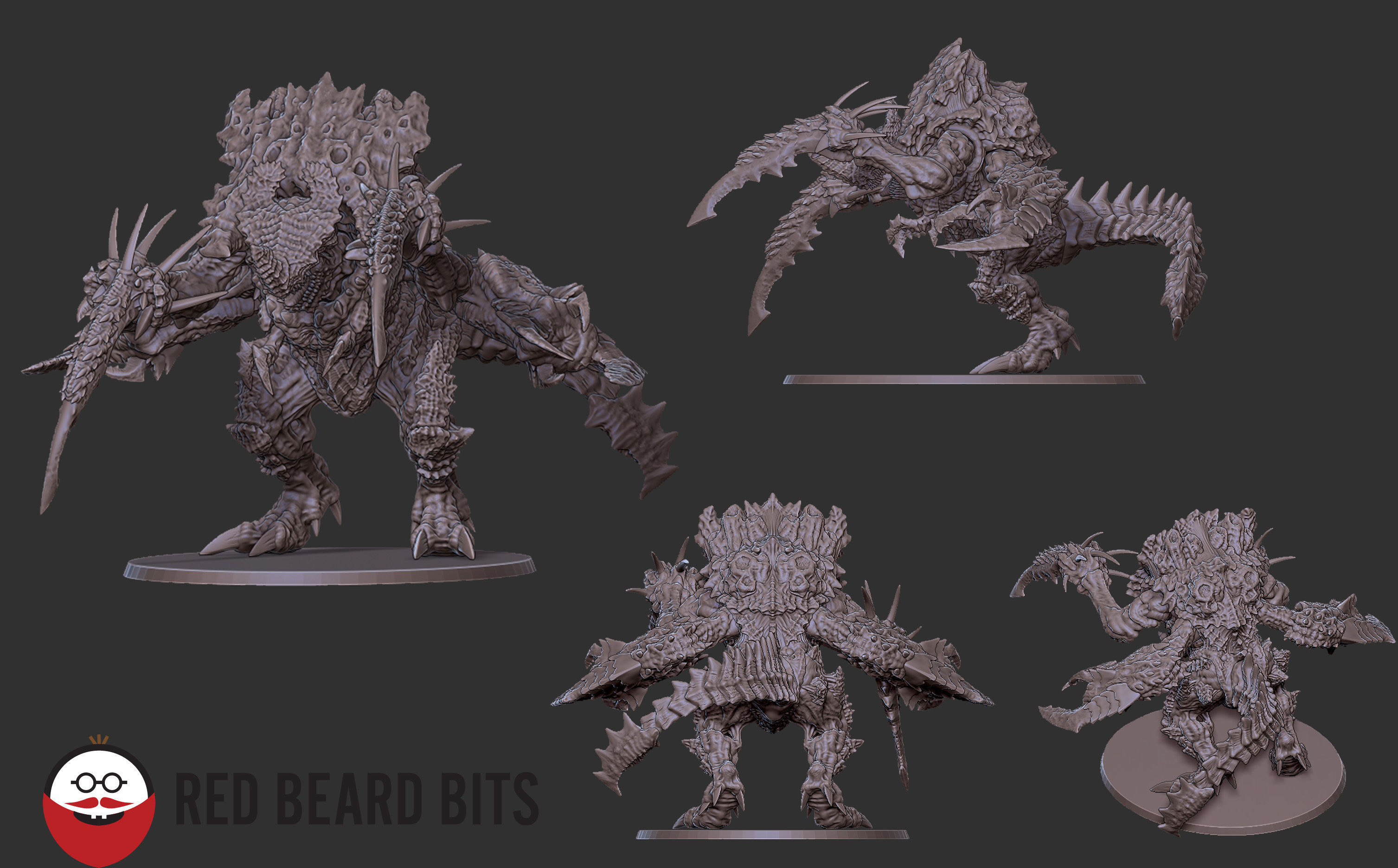 Xenoteras Destroyers 3D print model_2