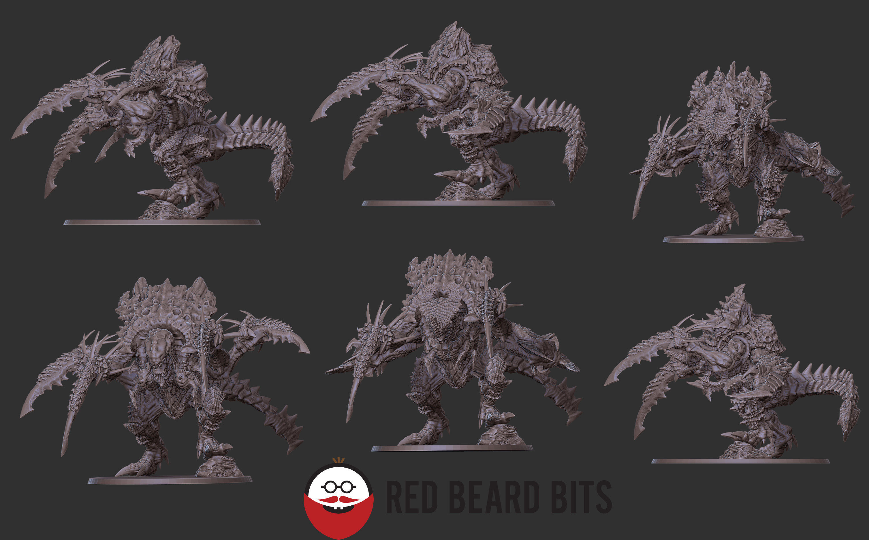 Xenoteras Destroyers 3D print model_1