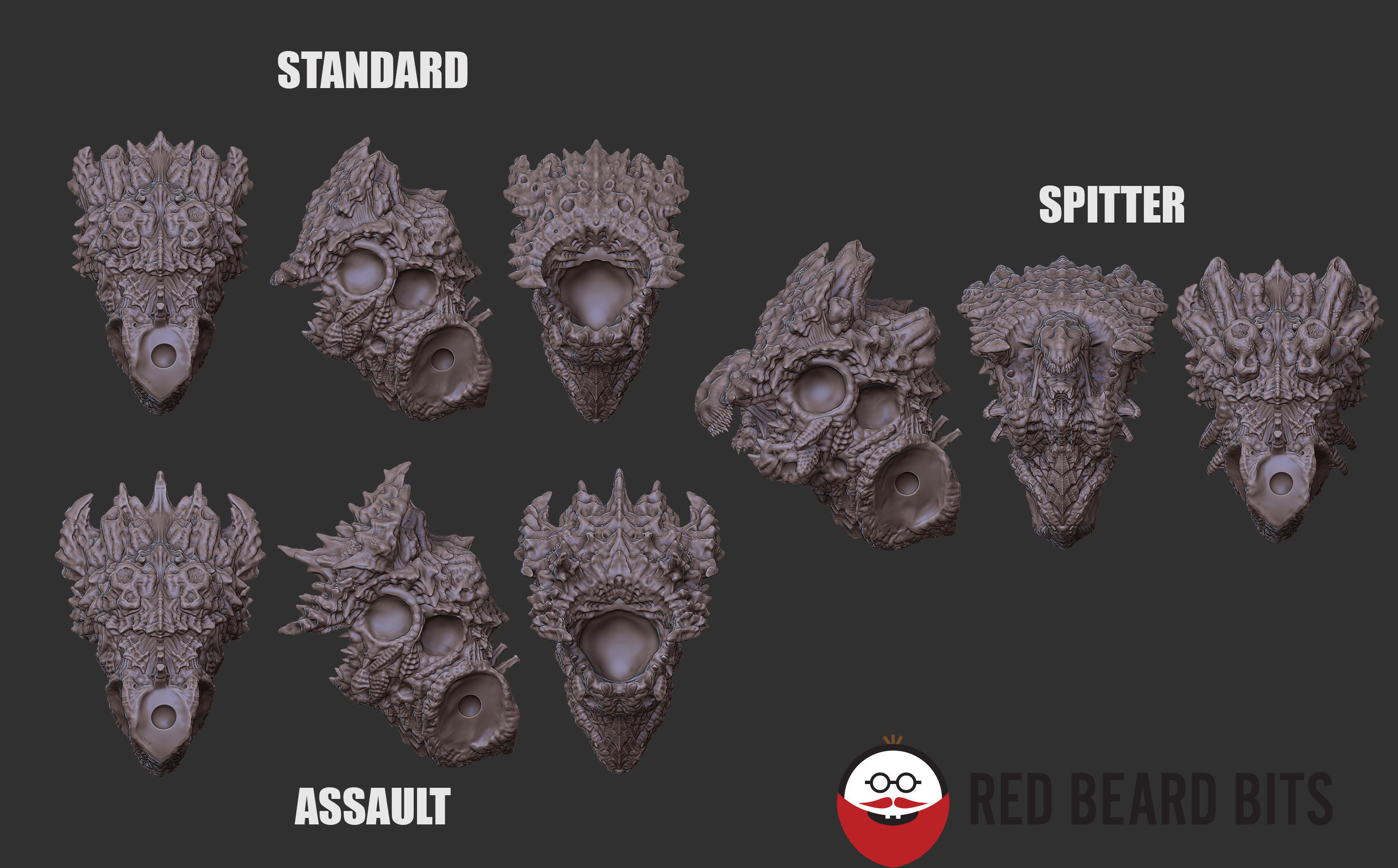 Xenoteras Destroyers 3D print model_9