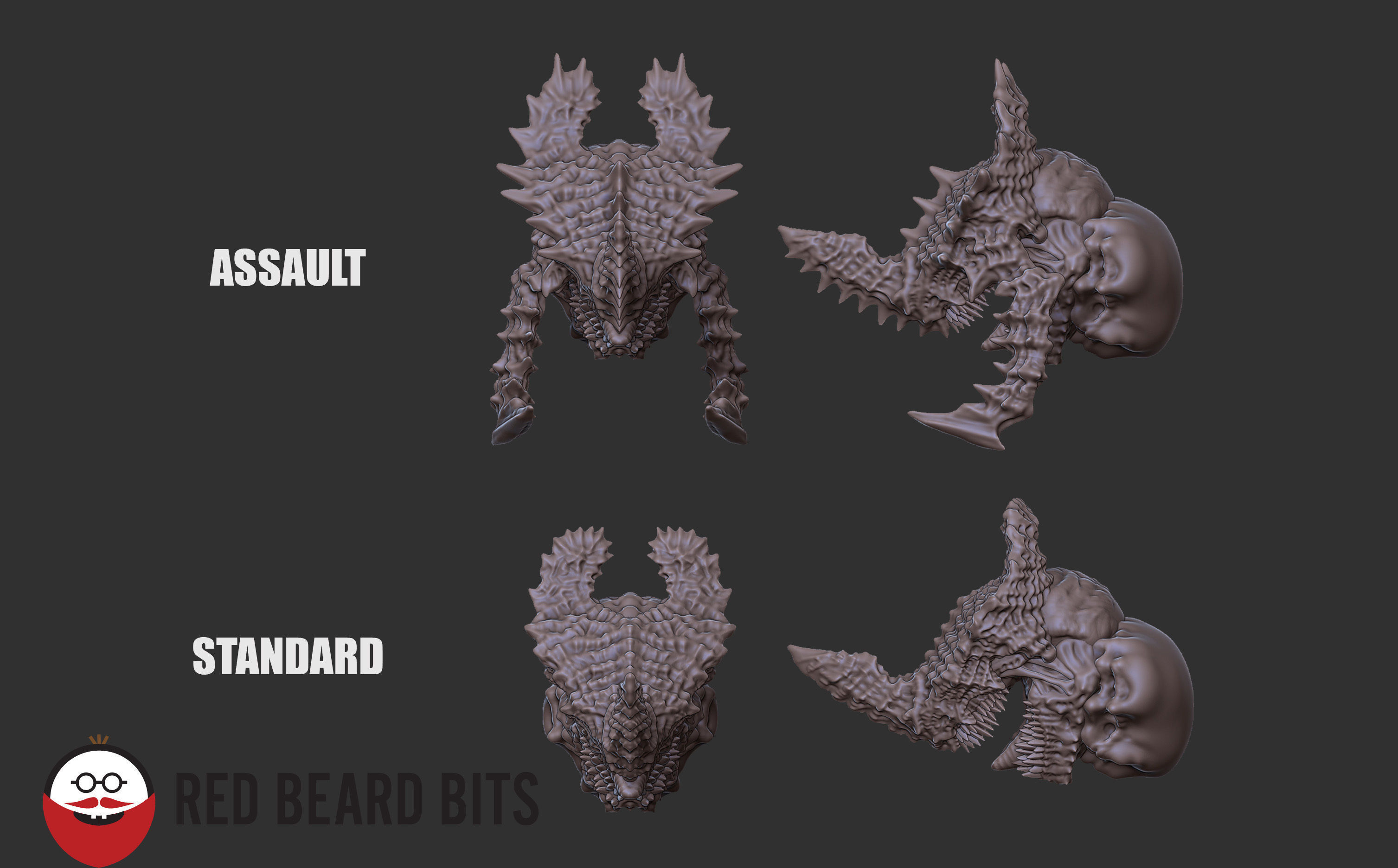 Xenoteras Destroyers 3D print model_10