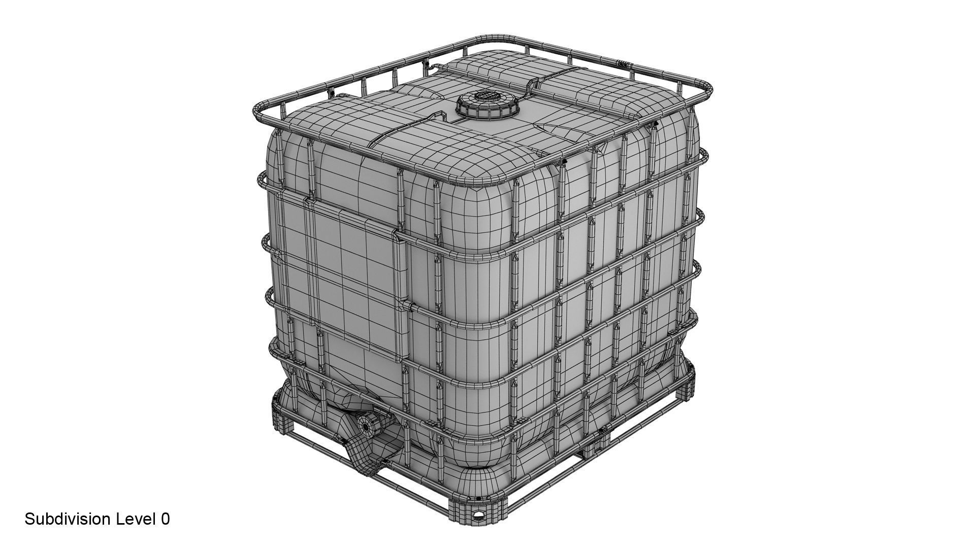 Industrial containers for liquid Collection 3D model_37