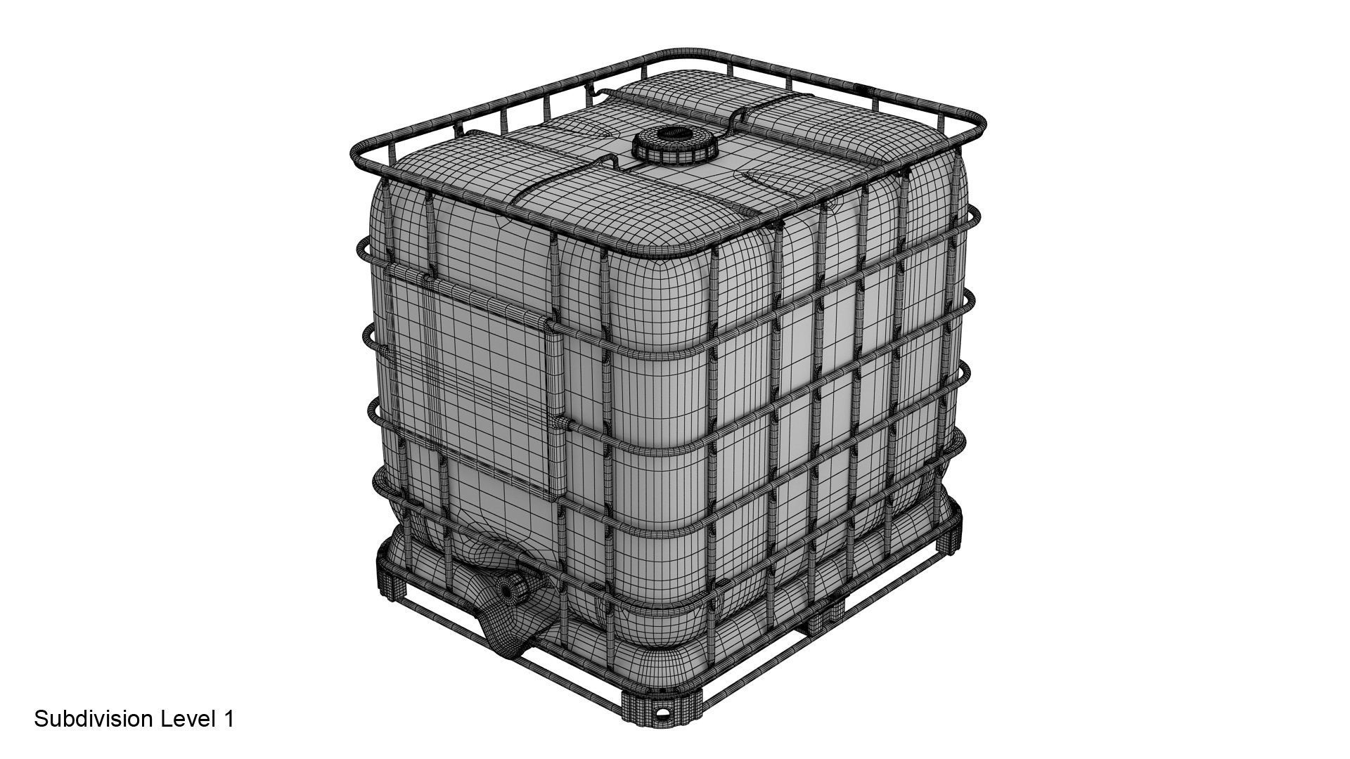 Industrial containers for liquid Collection 3D model_39