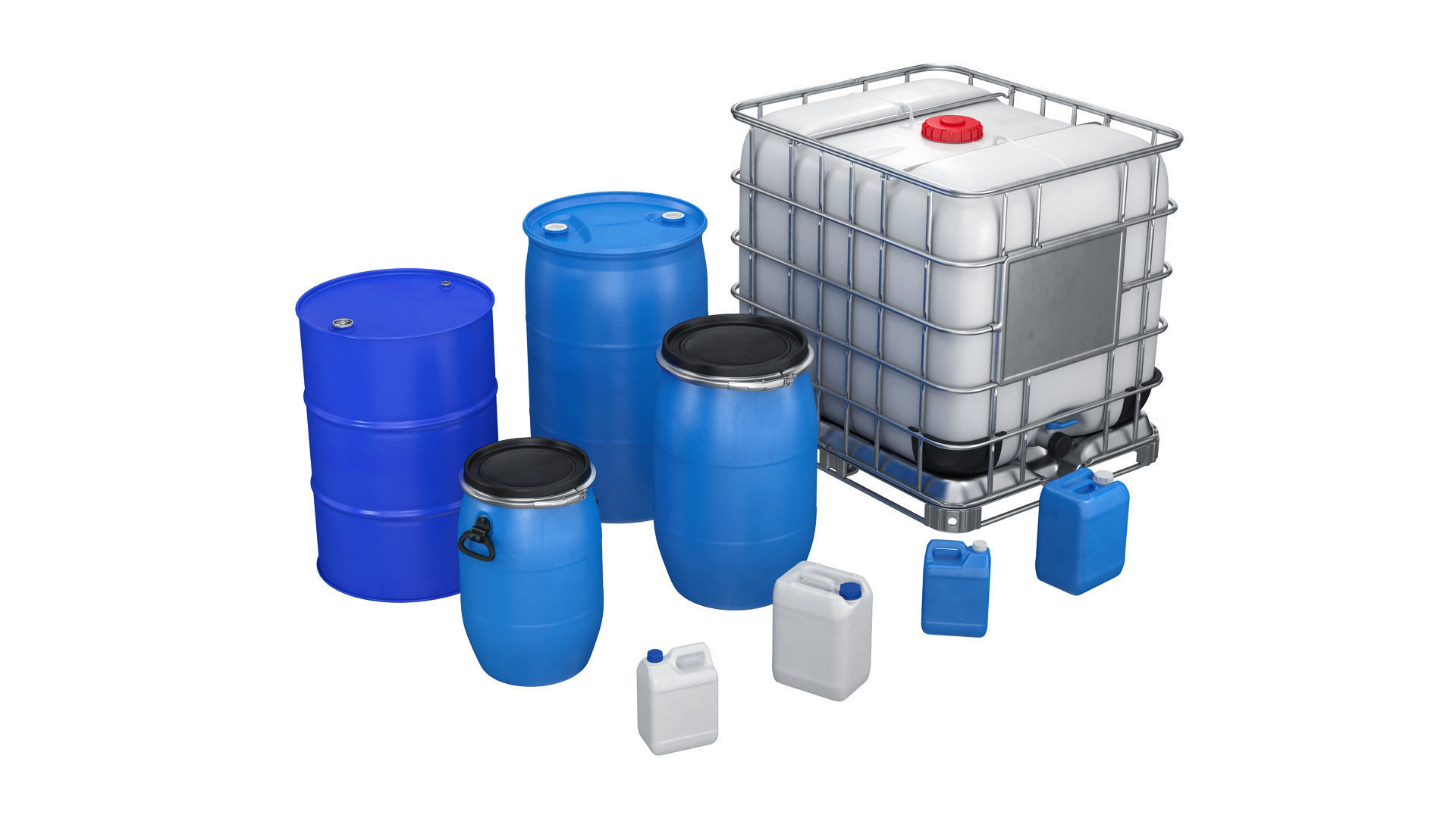 Industrial containers for liquid Collection 3D model_2