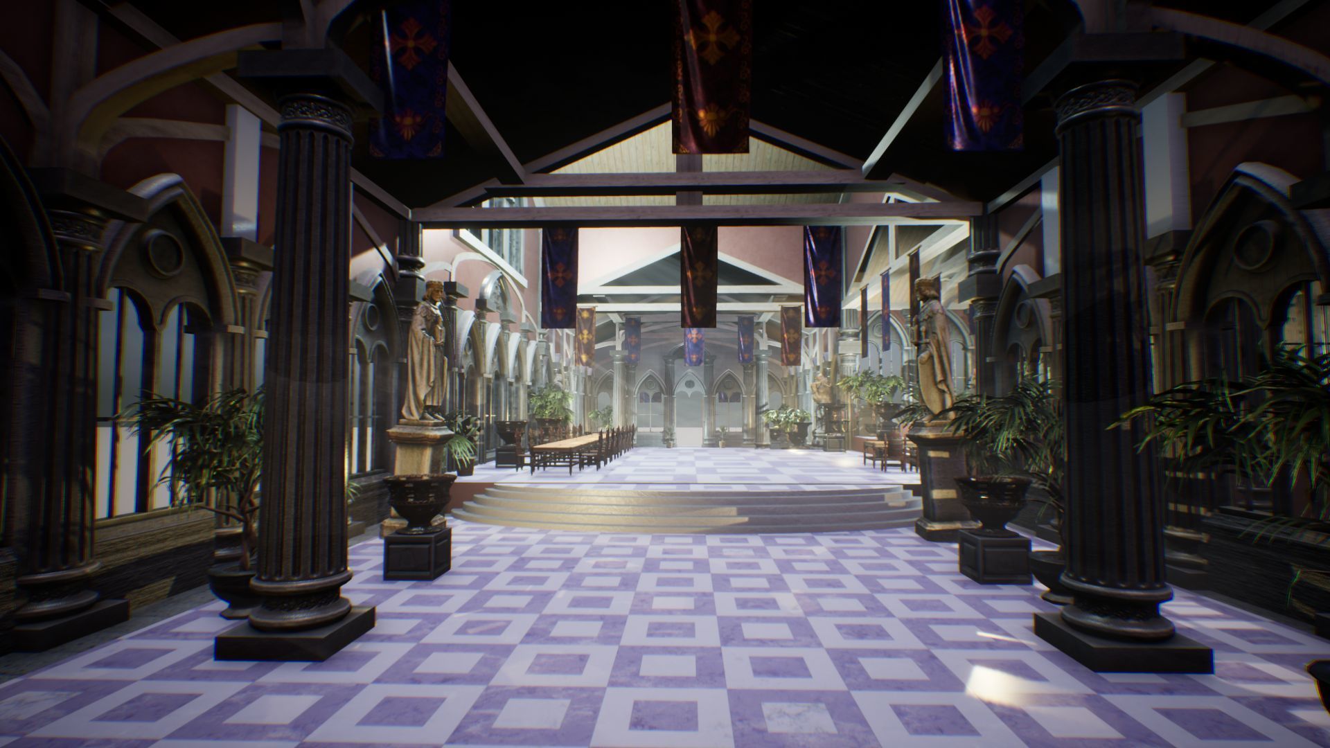 Royal Palace 2 Unreal Engine Low-poly 3D model_18