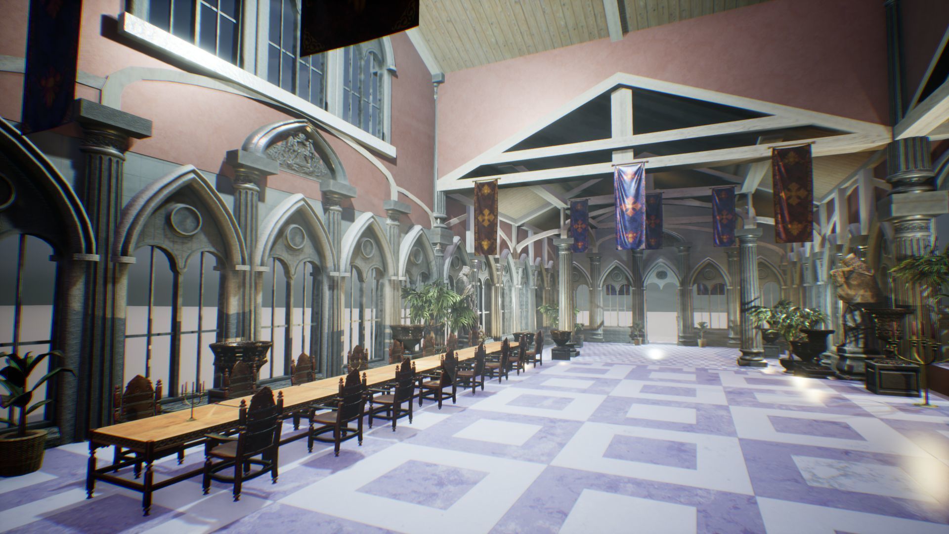 Royal Palace 2 Unreal Engine Low-poly 3D model_20