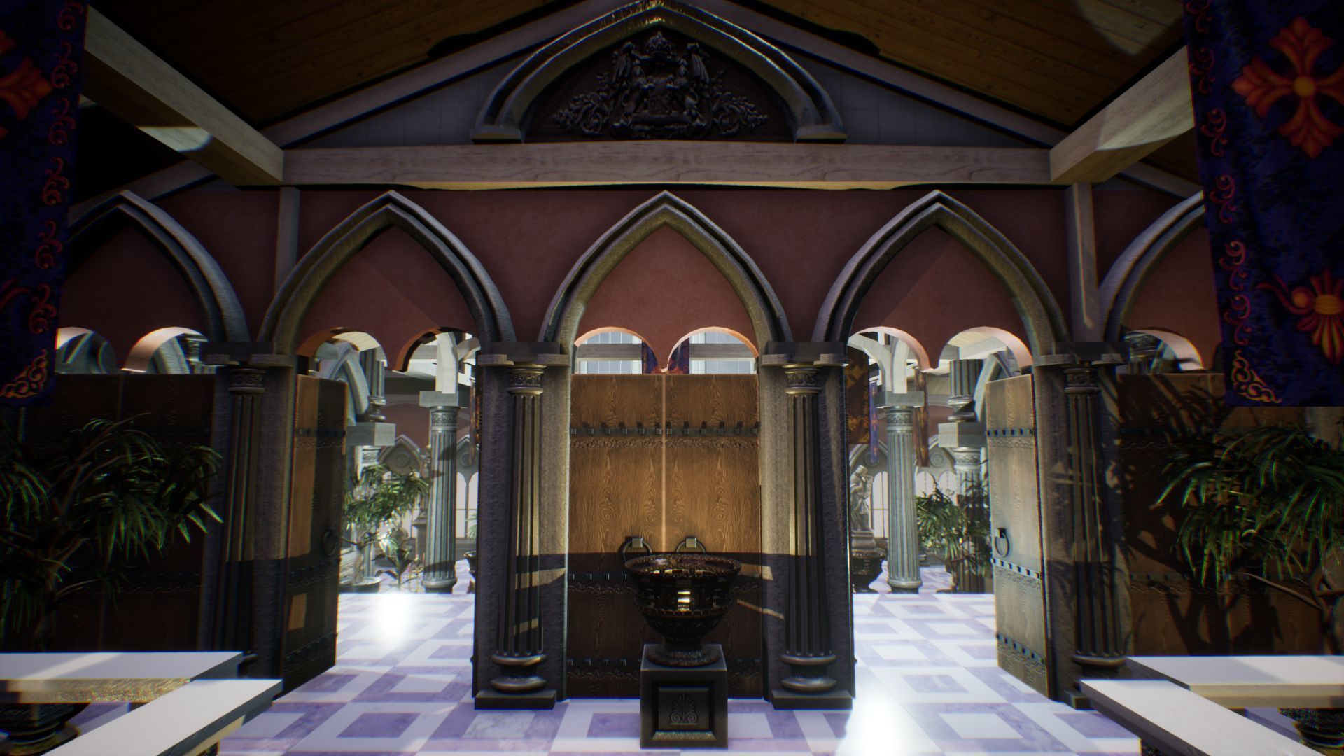 Royal Palace 2 Unreal Engine Low-poly 3D model_5