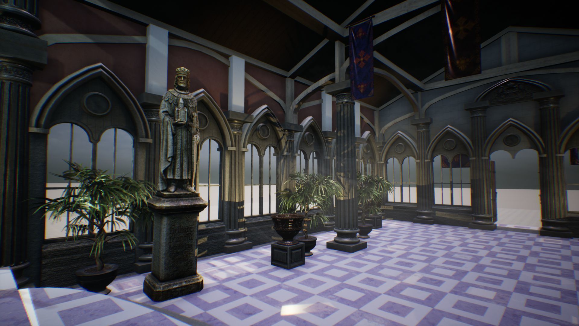 Royal Palace 2 Unreal Engine Low-poly 3D model_15