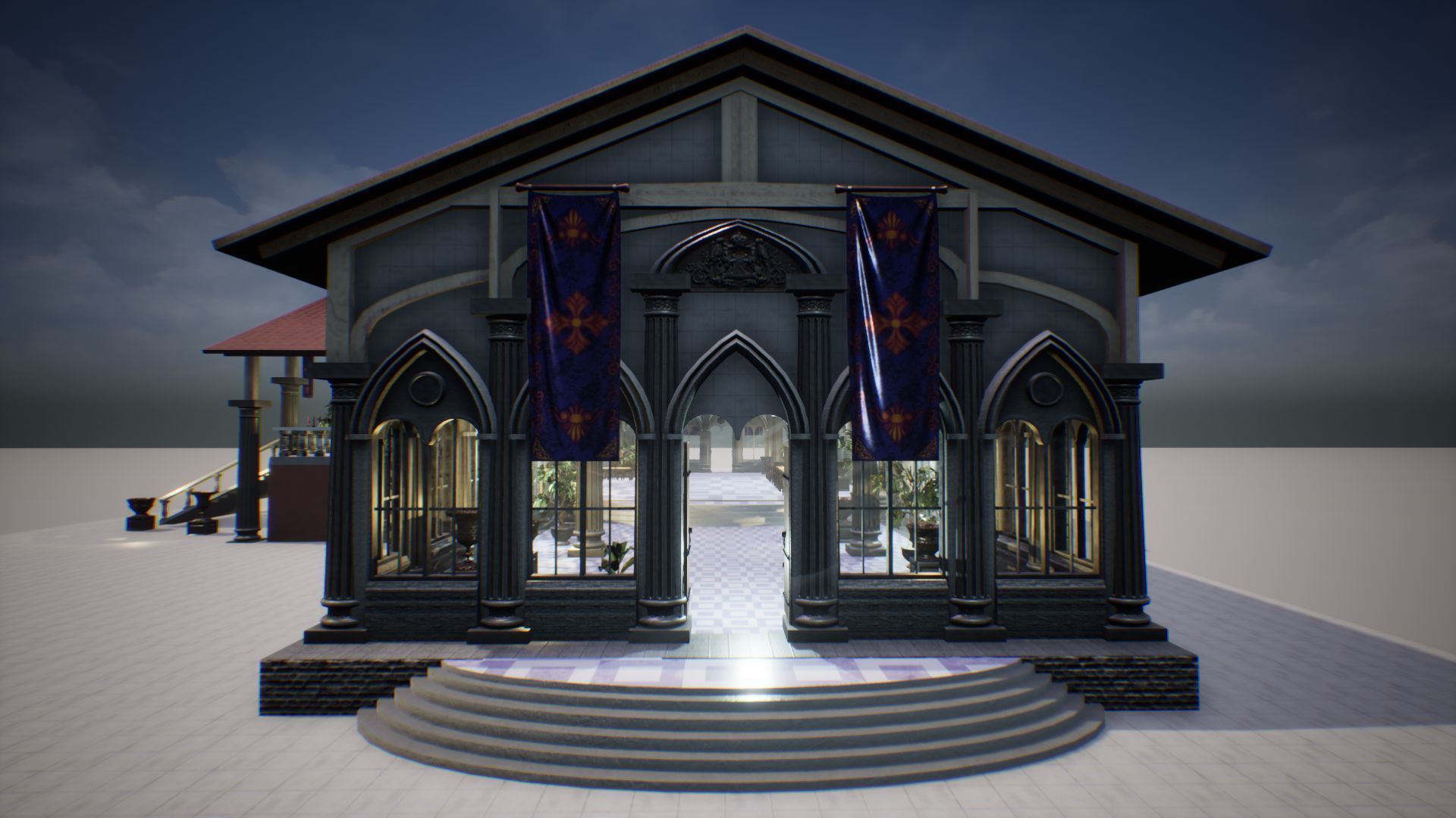 Royal Palace 2 Unreal Engine Low-poly 3D model_25
