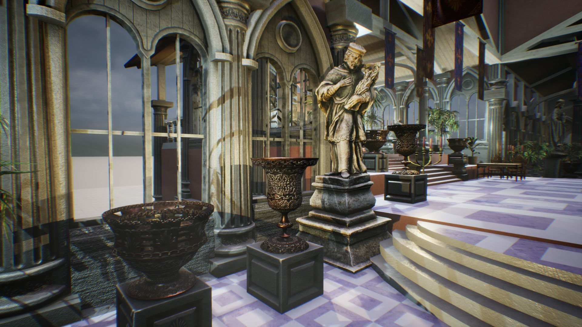 Royal Palace 2 Unreal Engine Low-poly 3D model_24