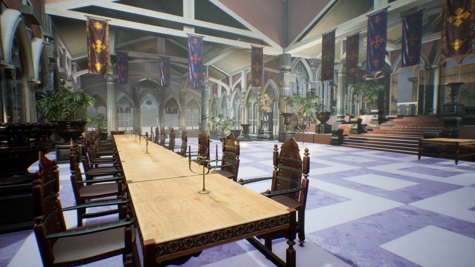 Royal Palace 2 Unreal Engine Low-poly 3D model_23