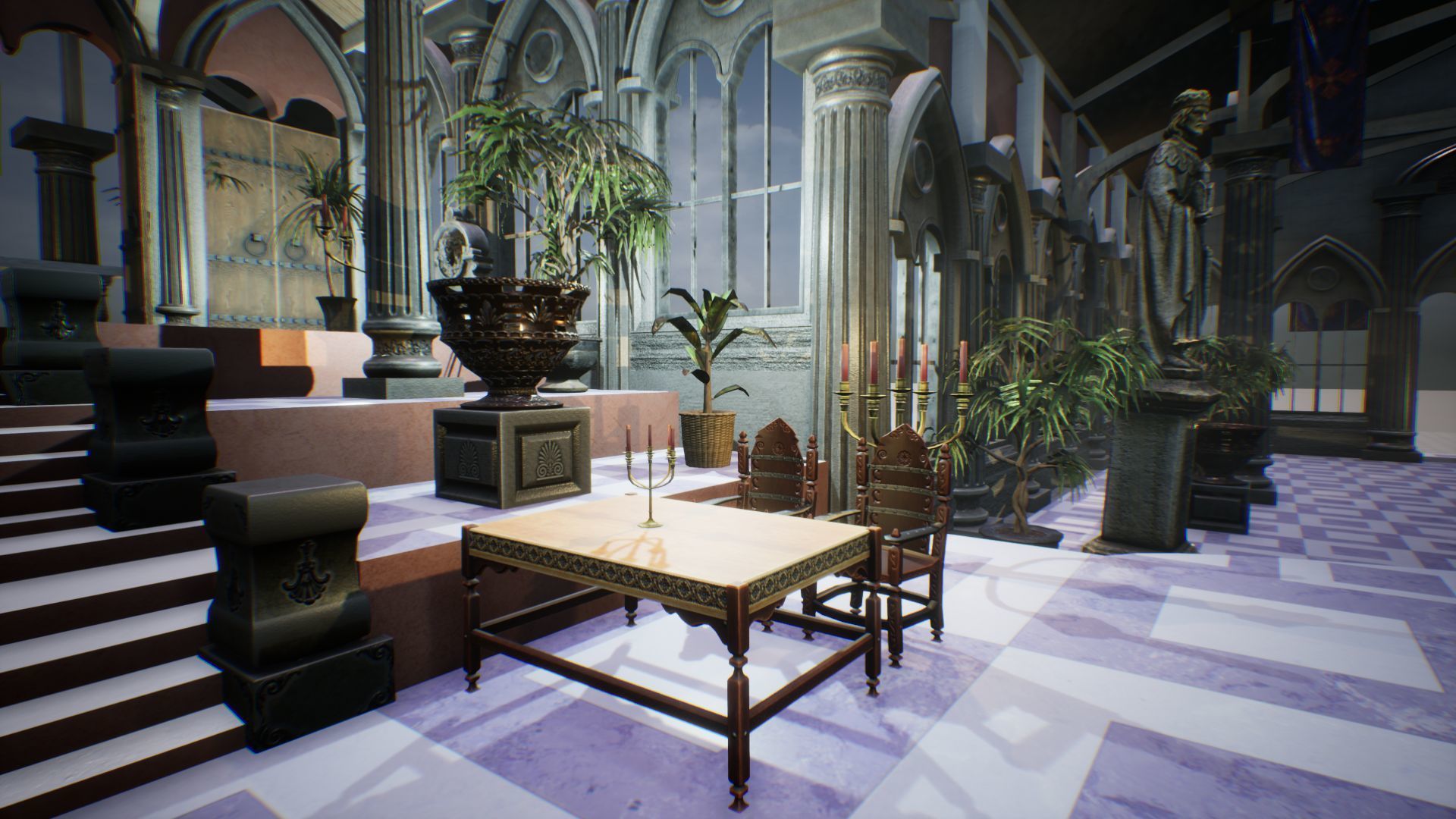 Royal Palace 2 Unreal Engine Low-poly 3D model_22