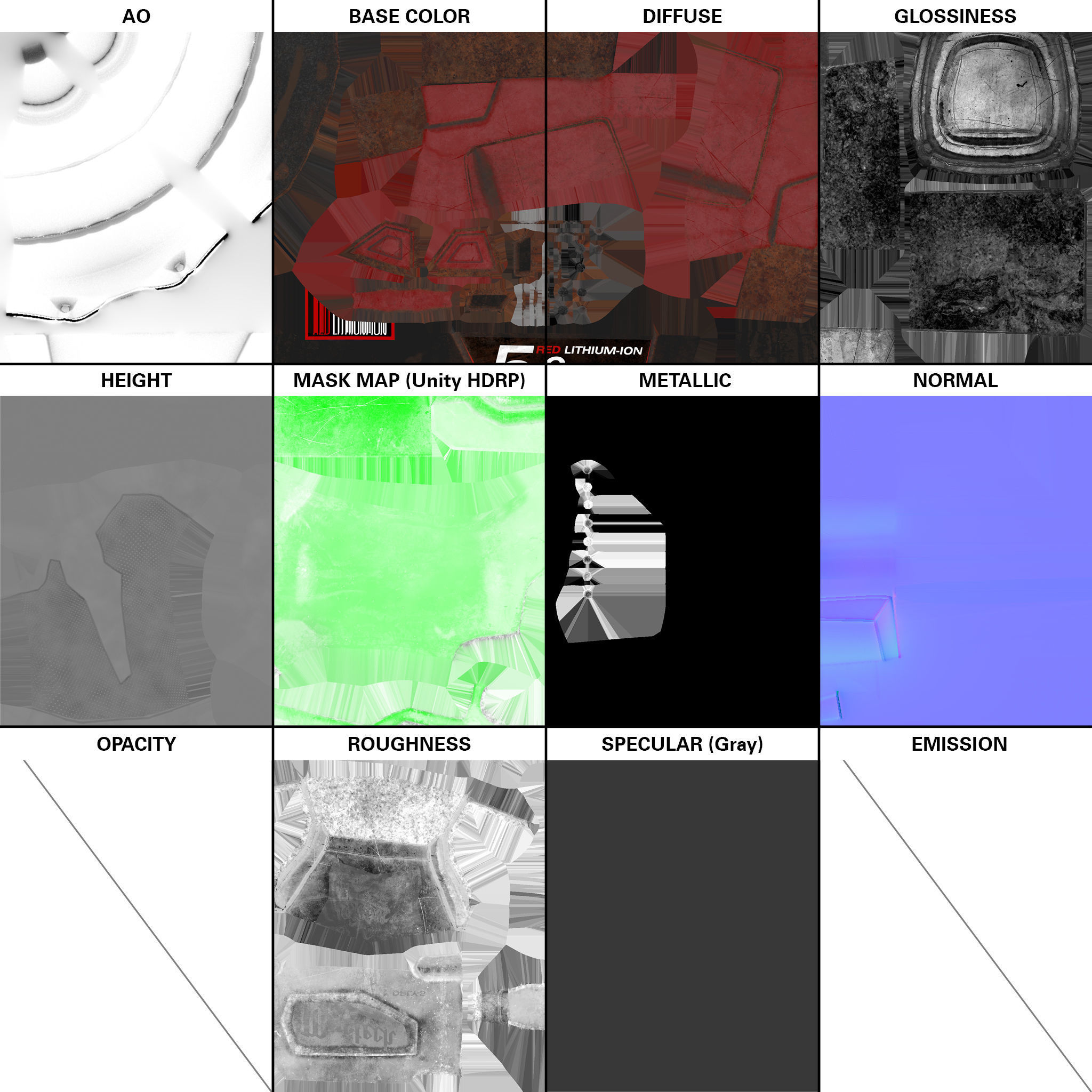 cordless screwdriver Low-poly 3D model_7